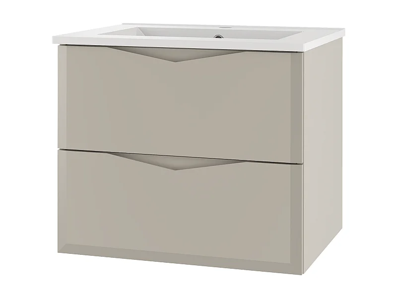 Kasjmier badkamerset 60 cm Kast met wastafel Delica