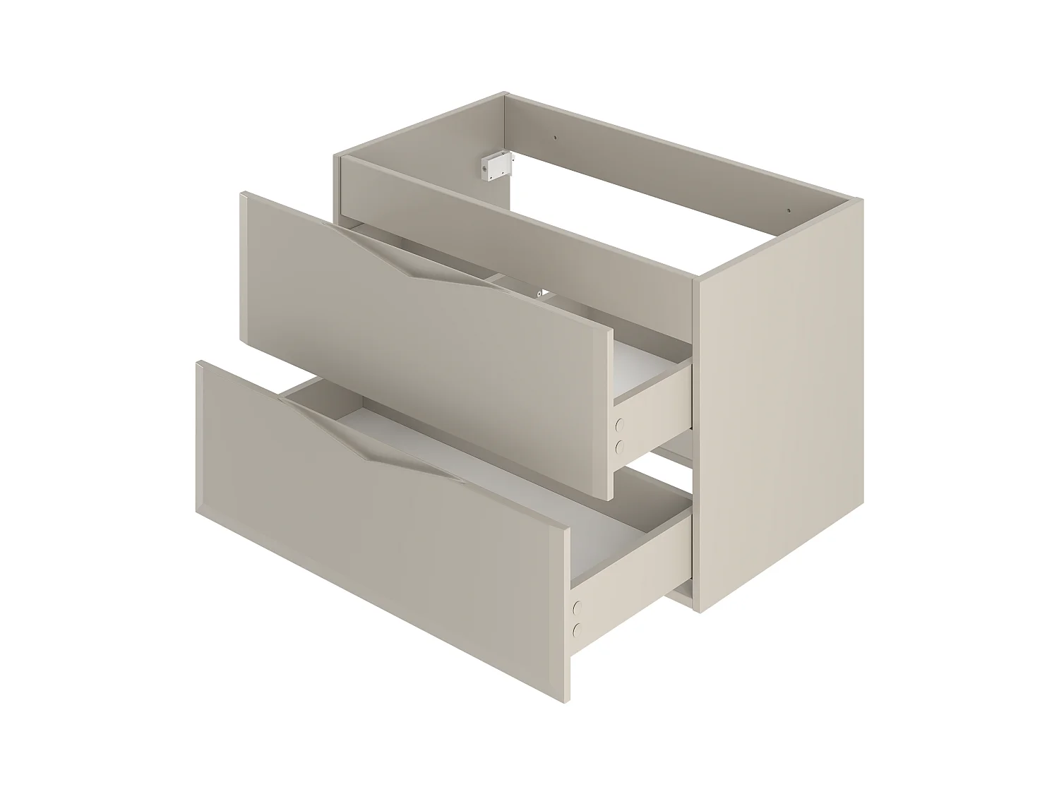 Ensemble de salle de bain en cachemire 80 cm Meuble avec lavabo Delica