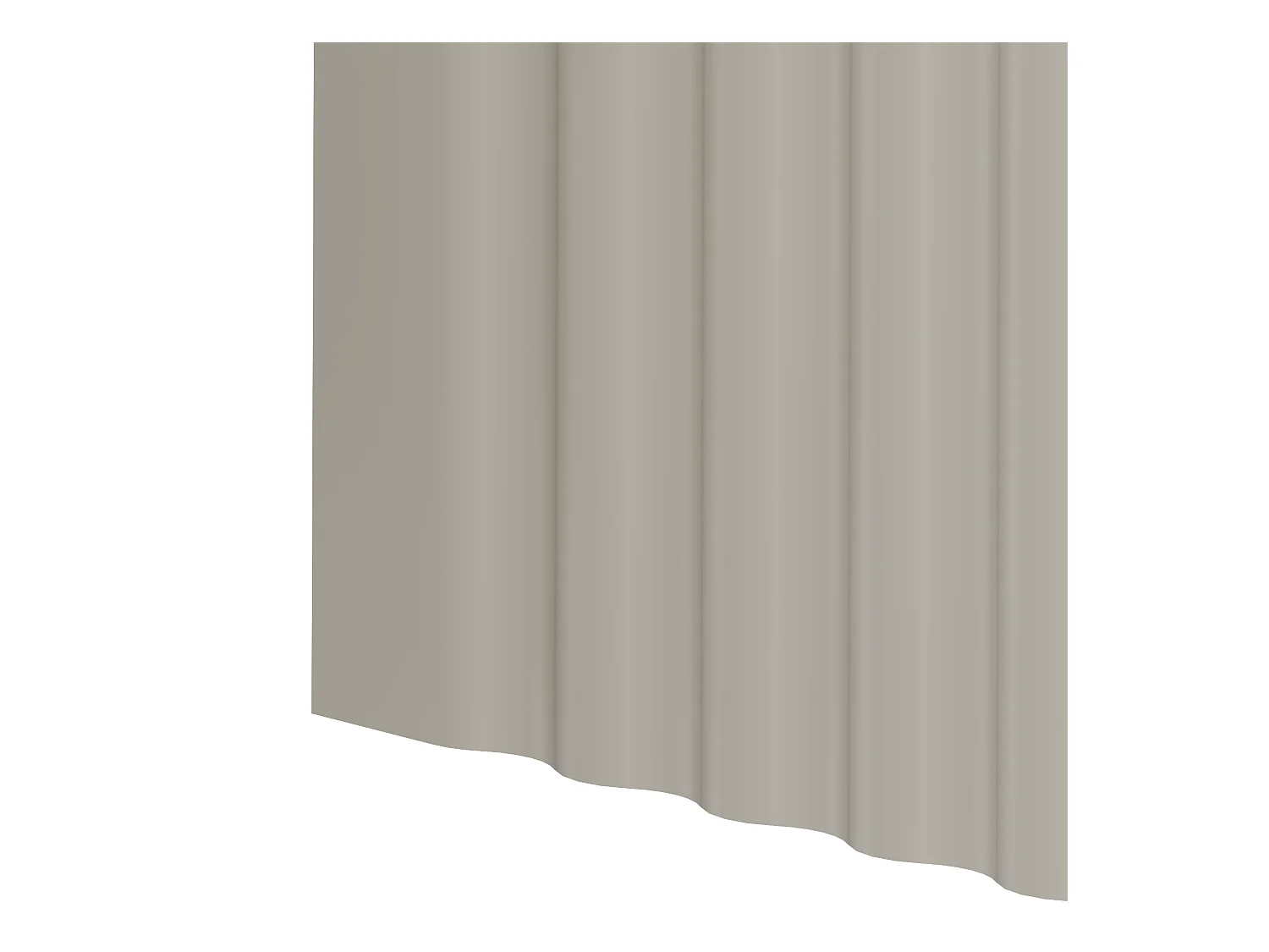 Armoire de salle de bain en cachemire Colonne haute Façades rainurées Aqua