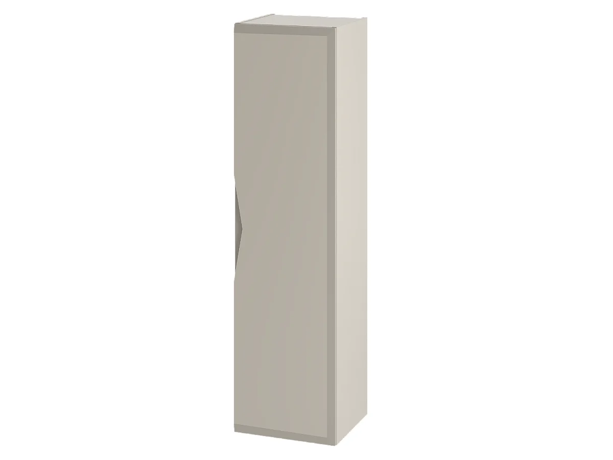 Armoire de salle de bain en cachemire Colonne haute 1 porte Delica