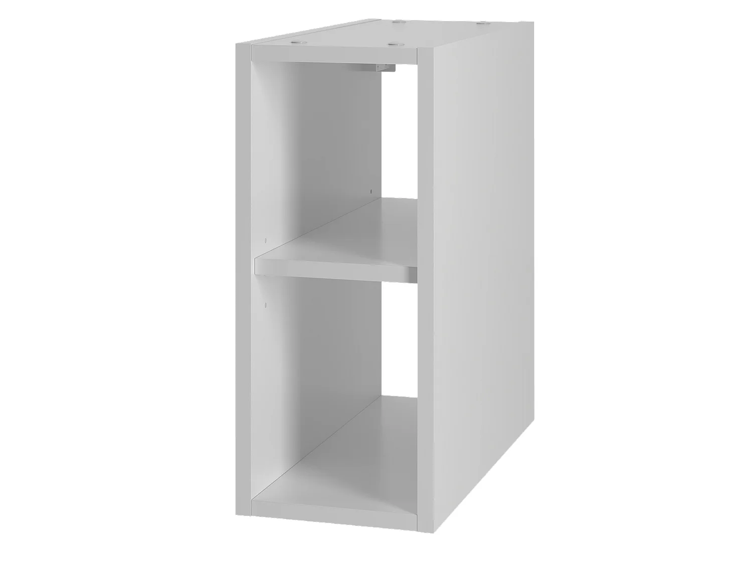 Ensemble de salle de bain blanc 80 cm Armoire avec plateau Étagère Façades rainurées Arcos