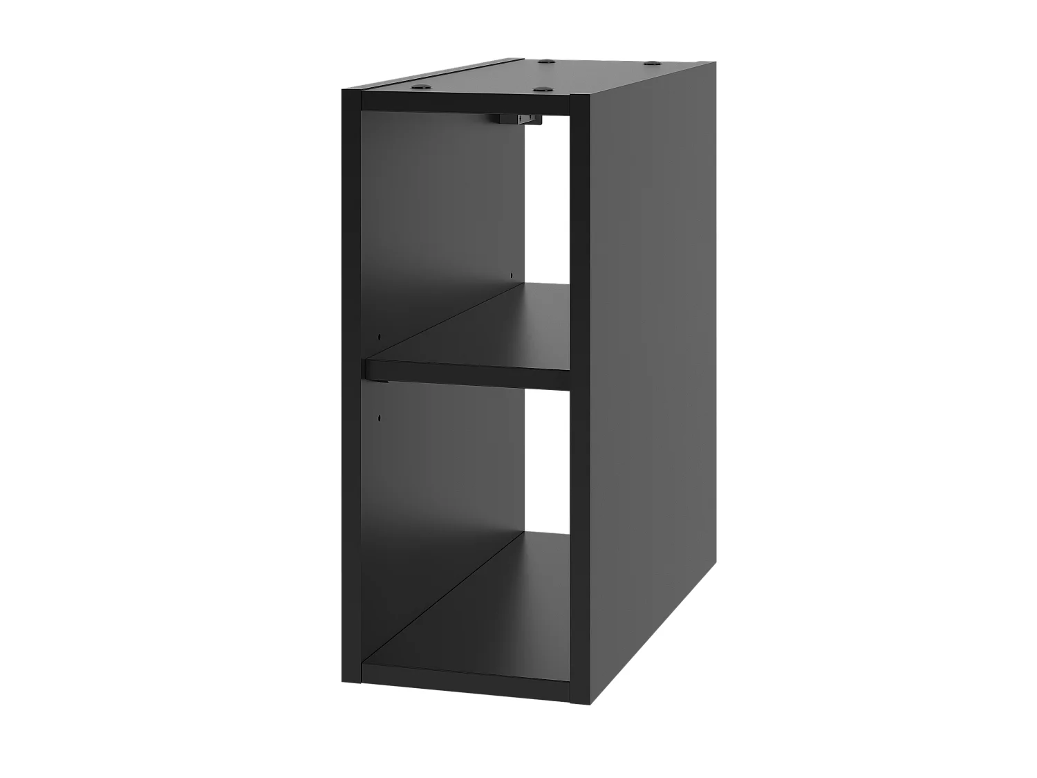 Ensemble de salle de bain 80 cm Armoire avec plateau Étagère Façades rainurées Chêne Noyer Stella