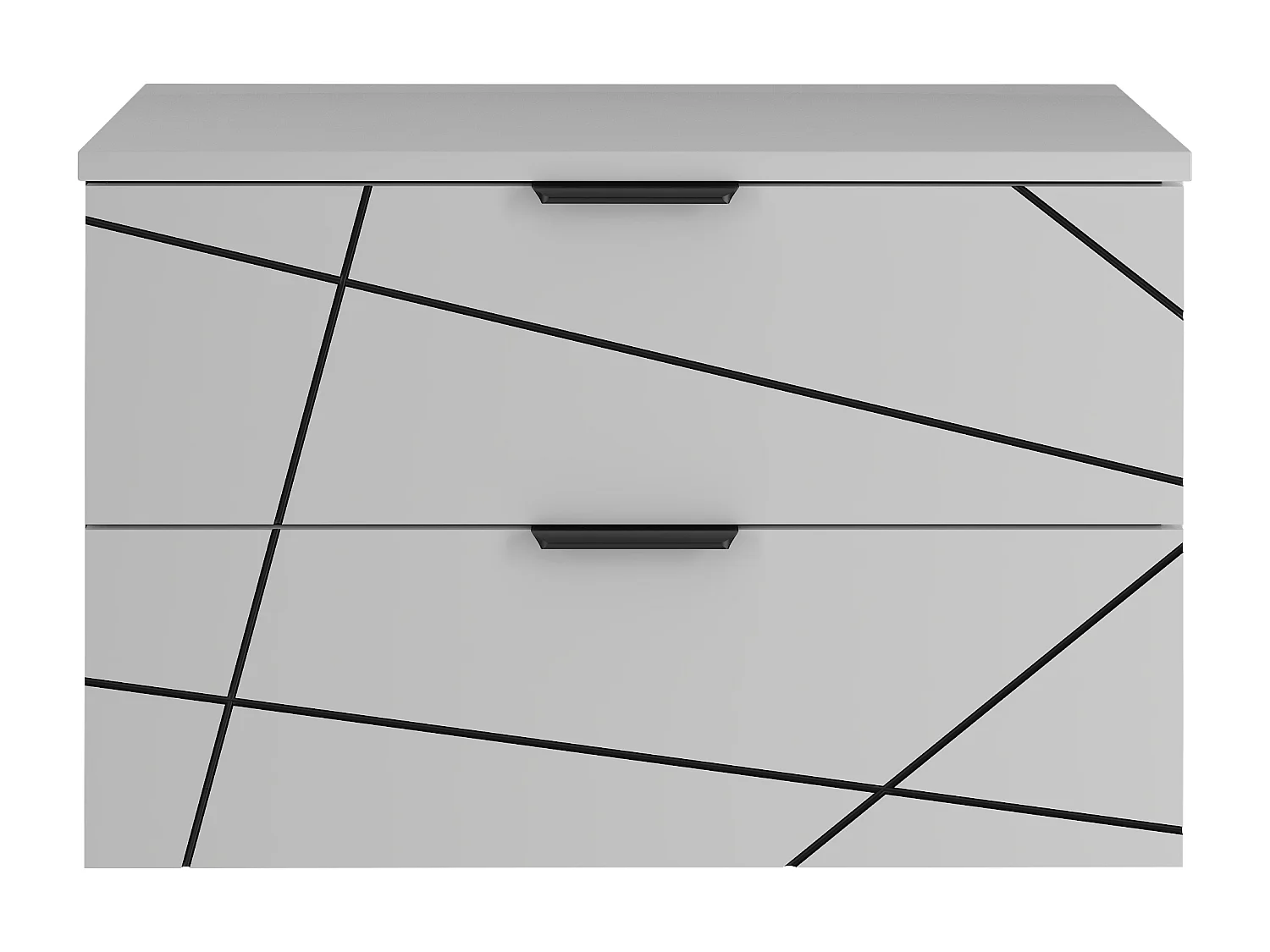 Badezimmer-Set 80 cm Schrank mit Waschtisch Weiß Matt Wood