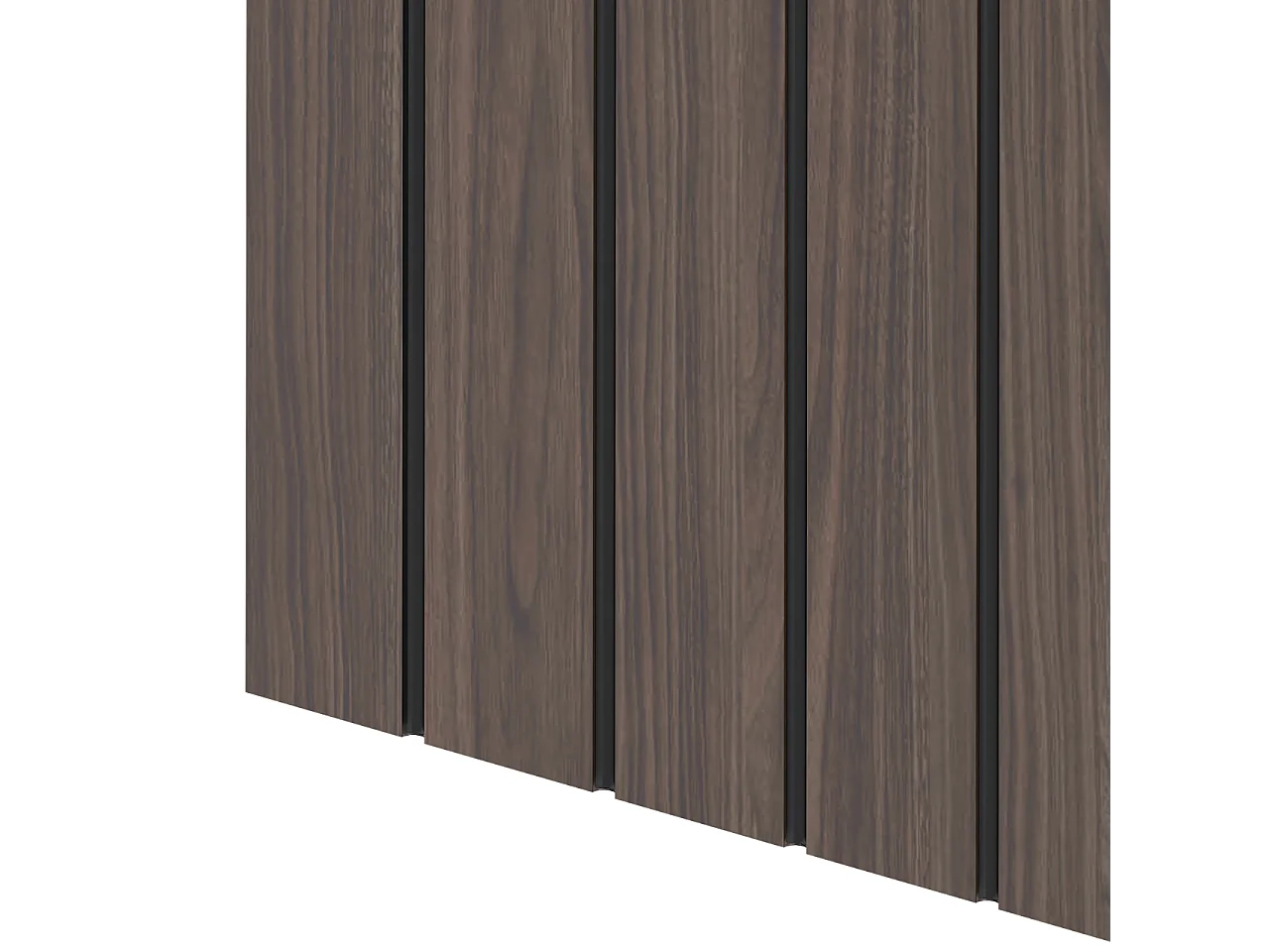 Ensemble de salle de bain 60 cm Armoire avec plateau Façades rainurées Chêne Noyer Stella