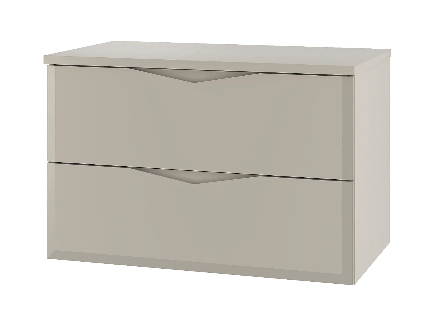 Ensemble de salle de bain en cachemire 80 cm Armoire avec plateau Delica