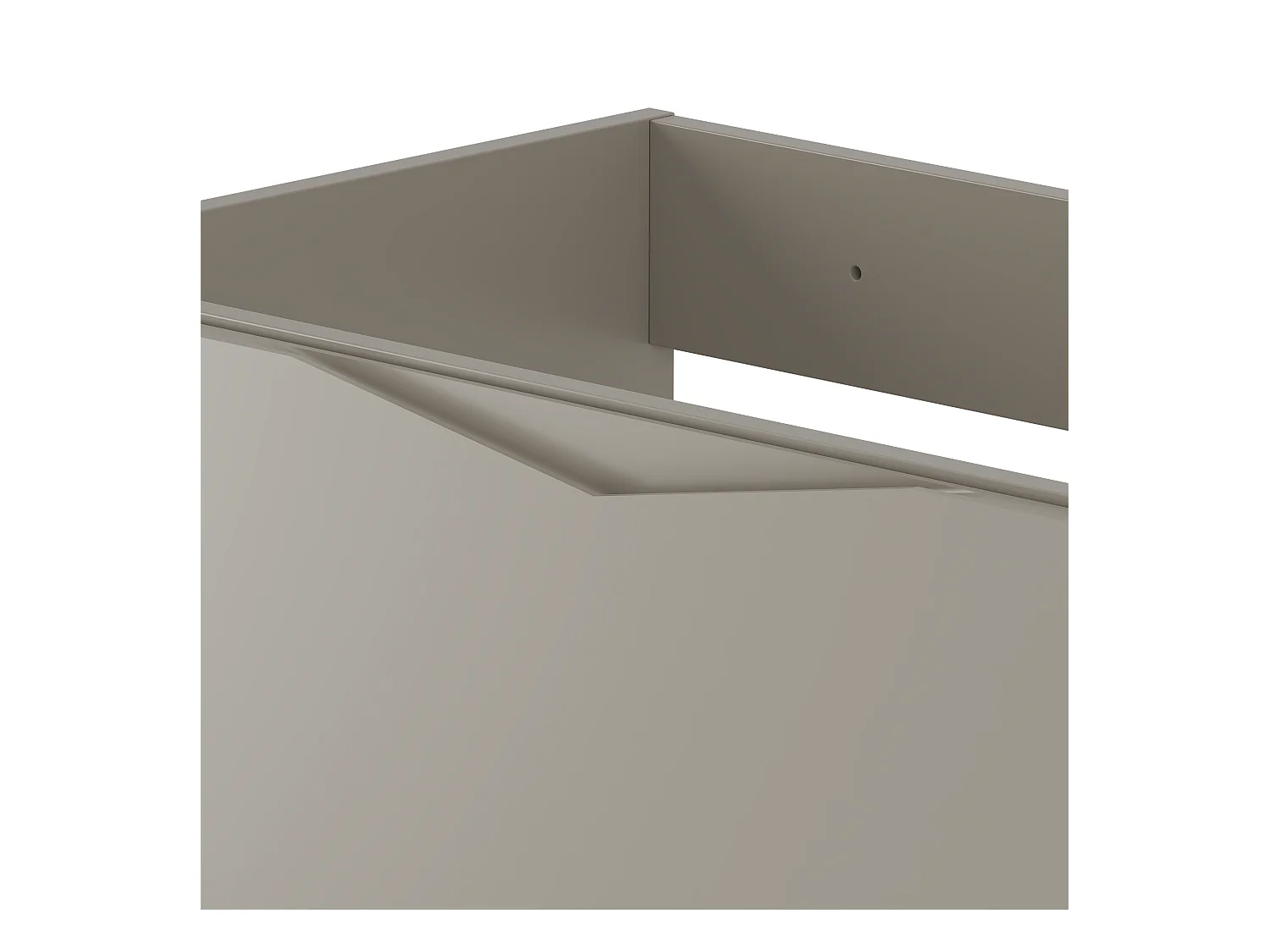 Ensemble de salle de bain en cachemire 80 cm Armoire avec plateau Delica