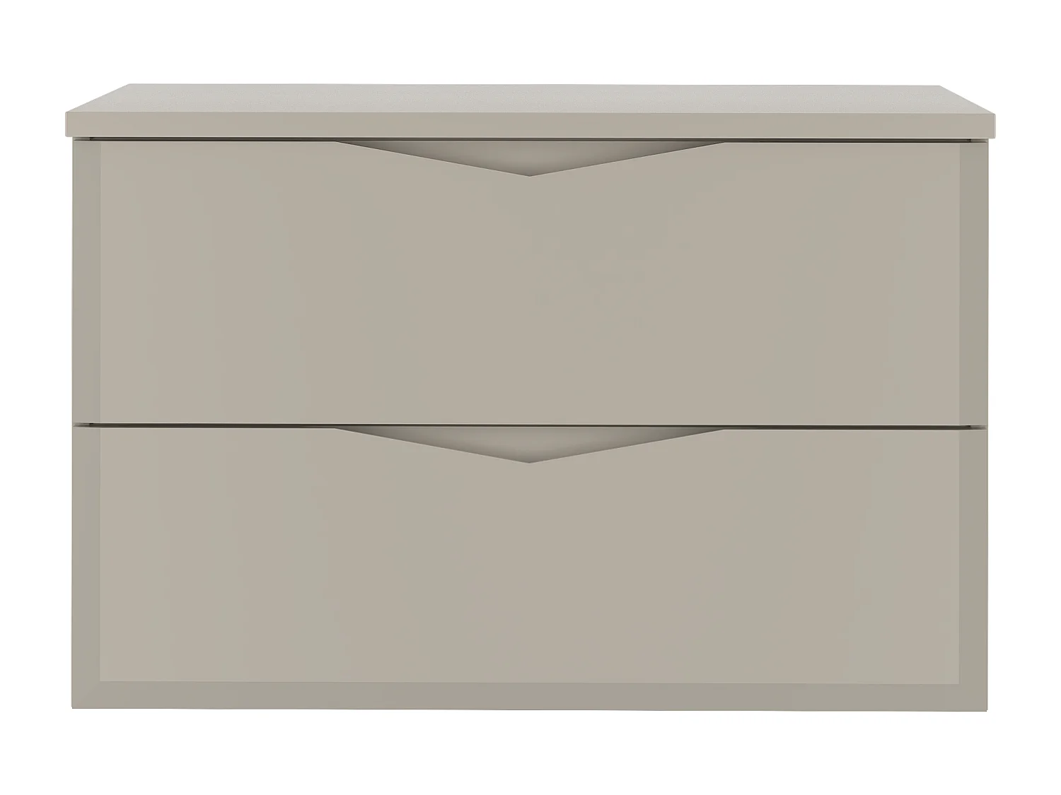 Ensemble de salle de bain en cachemire 80 cm Armoire avec plateau Delica