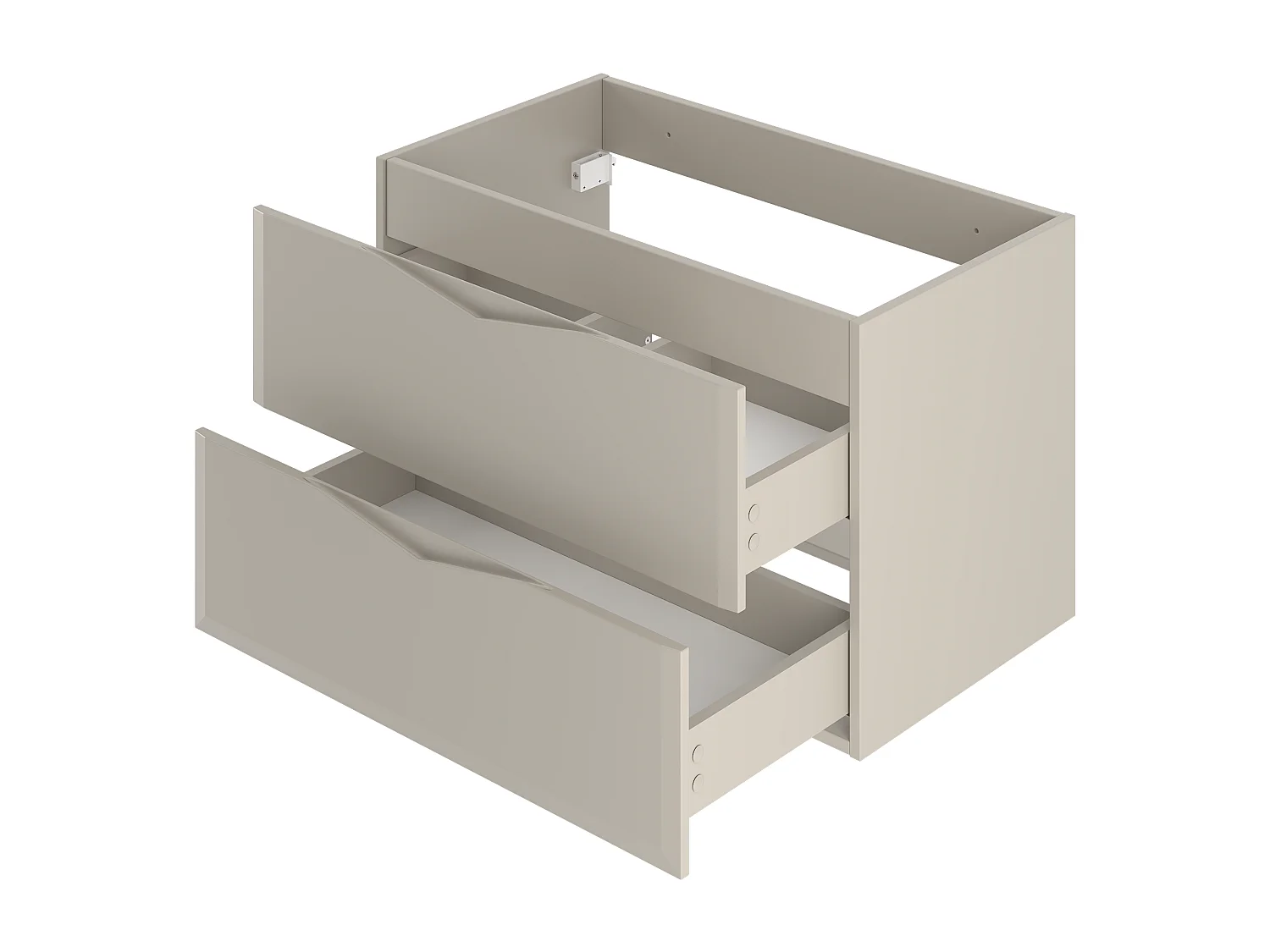 Ensemble de salle de bain en cachemire 80 cm Armoire avec plateau Delica