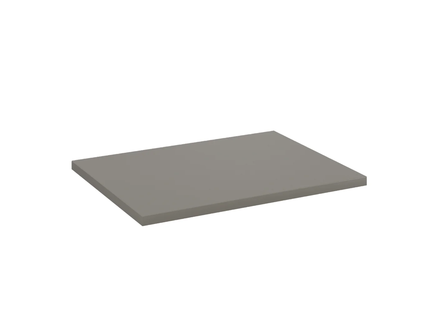 Ensemble de salle de bain en cachemire 60 cm Armoire avec plateau Façades rainurées Aqua