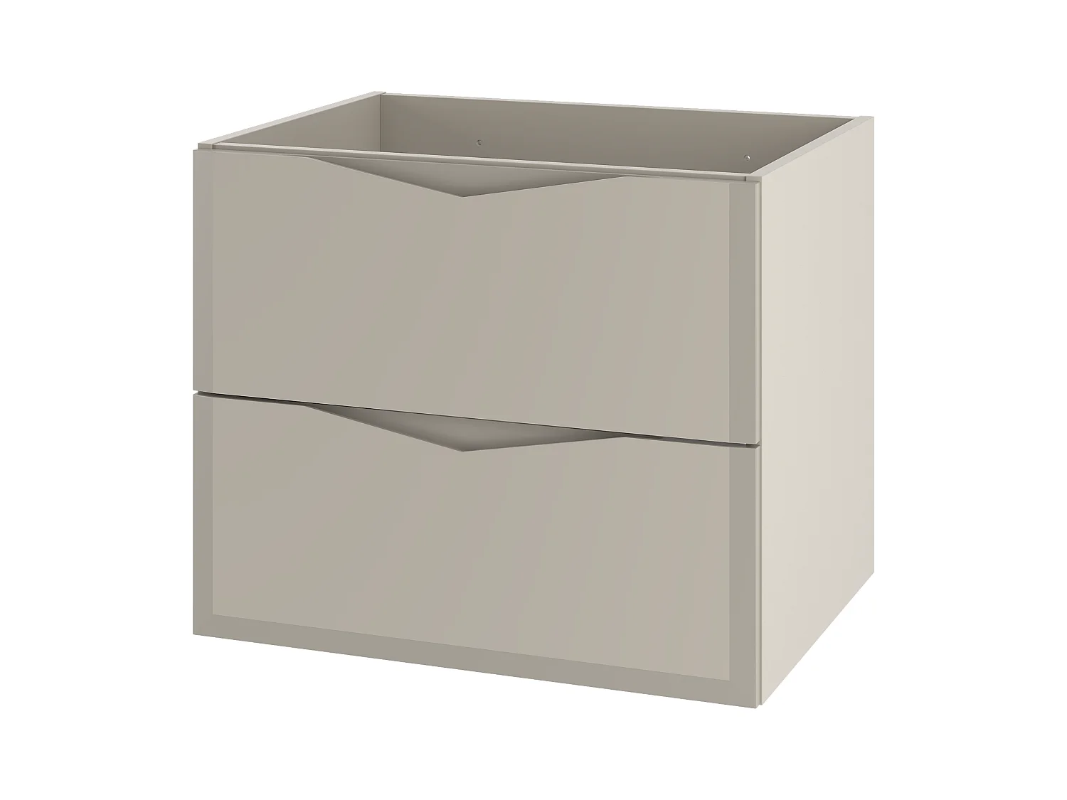 Kasjmier badkamermeubel onder wastafel 60 cm 2 lades Delica