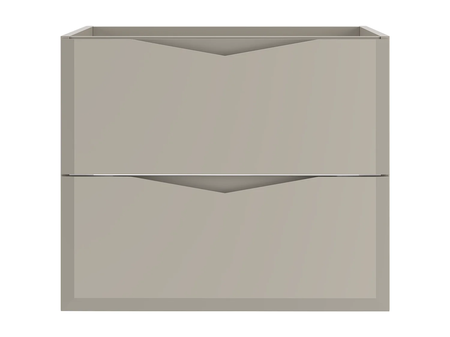 Armoire de salle de bain en cachemire pour lavabo 60 cm 2 tiroirs Delica