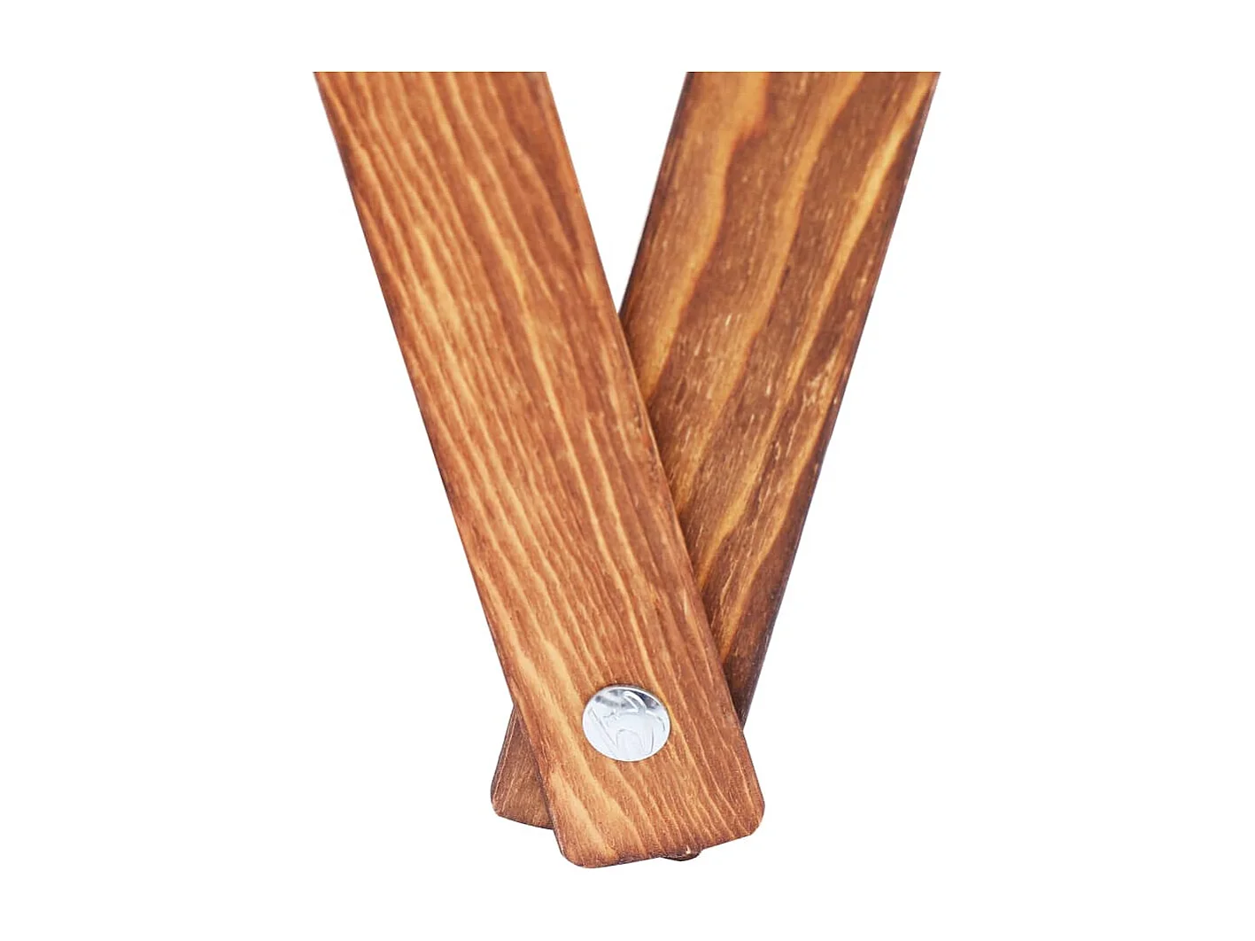 Jace  Cesto para colada plegable madera y tela color crema