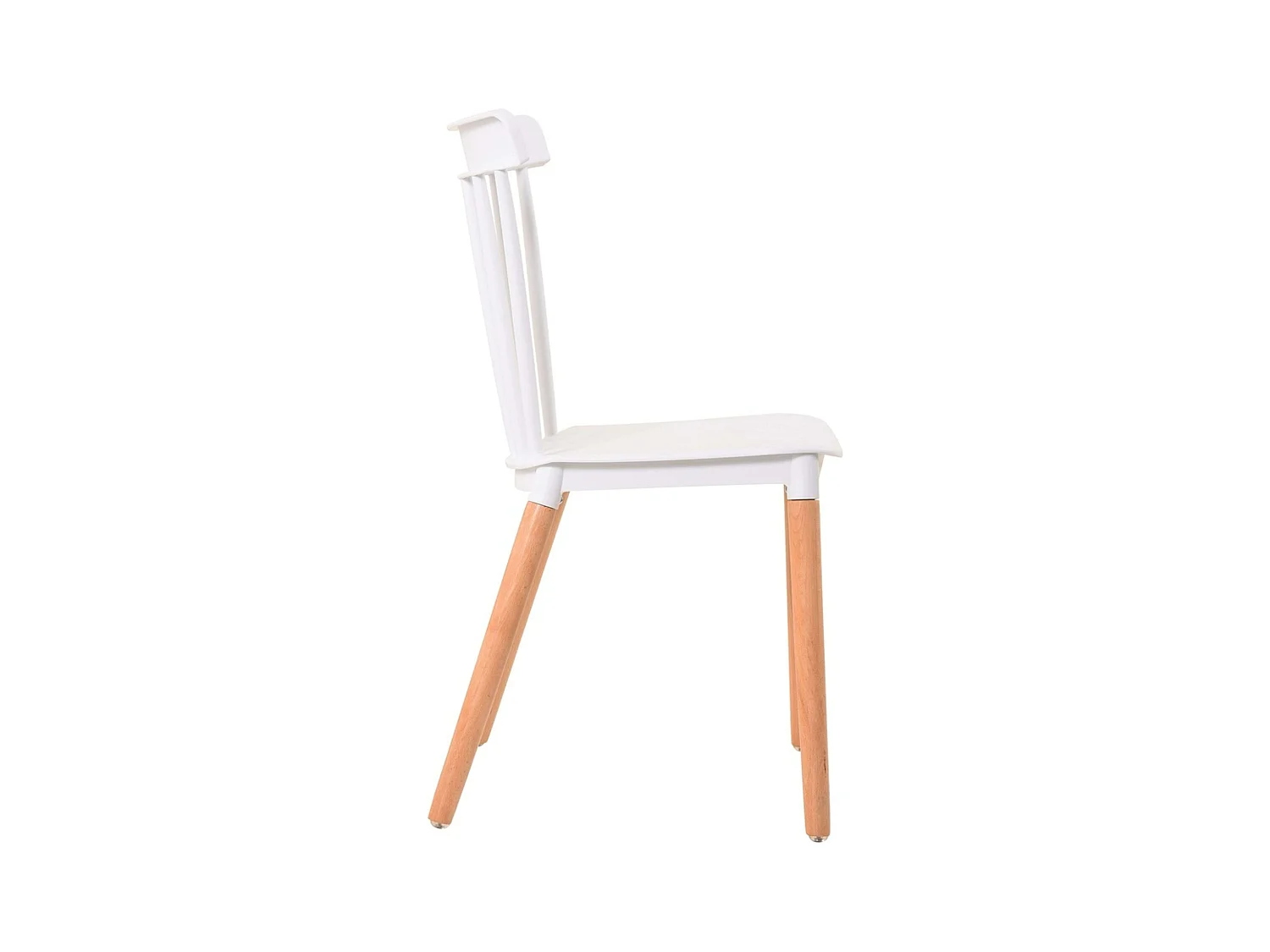 Pack mesa comedor extensible Livre blanco artik y roble + 2 sillas Alna