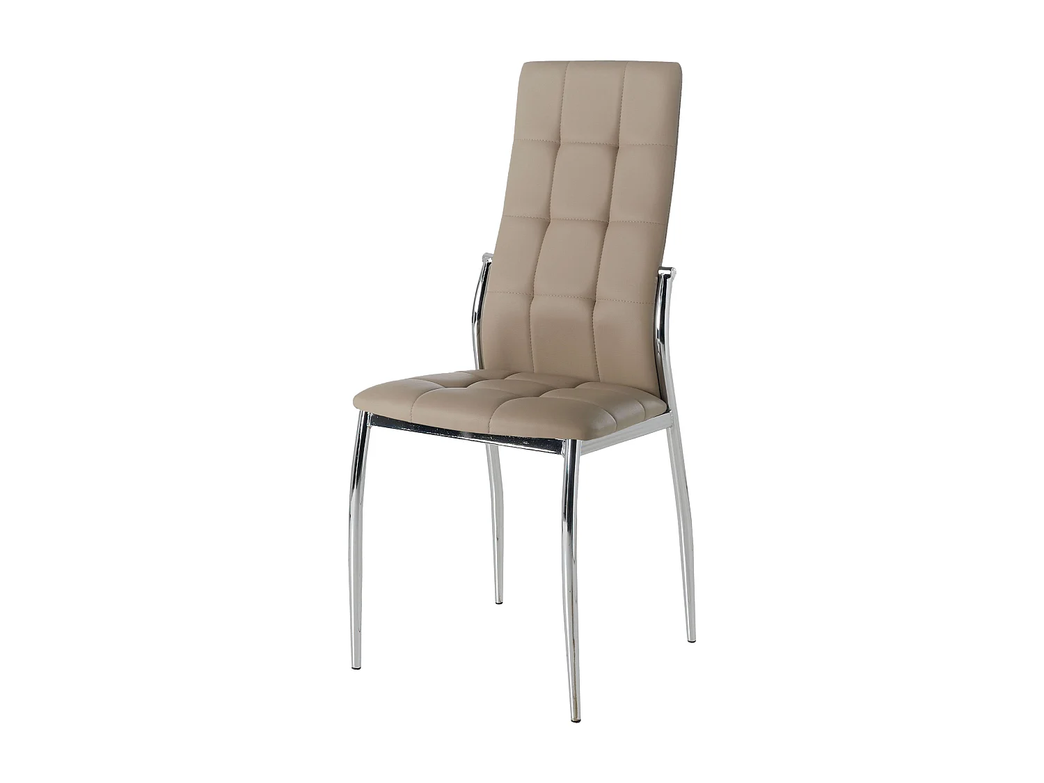 Conjunto mesa extensible 140-190 cm roble canadian + 4 sillas capuccino