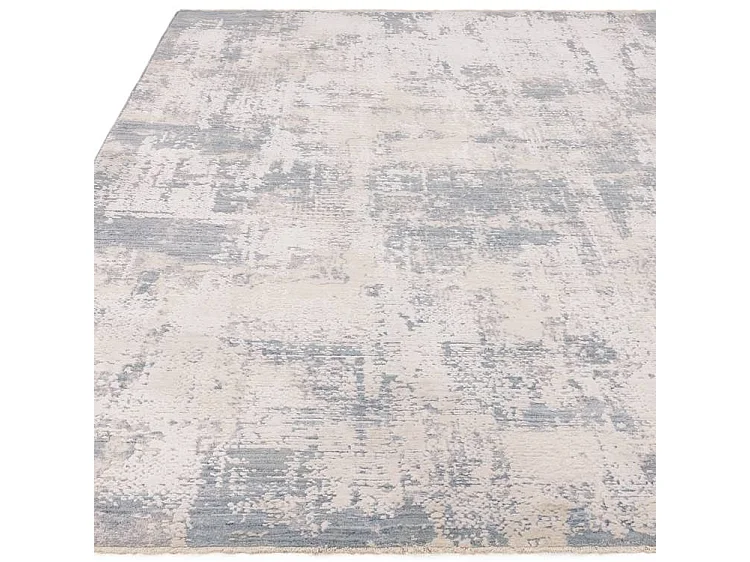 Tapis Abstrait - 120x180cm- bleu, crème - Seville Zafra