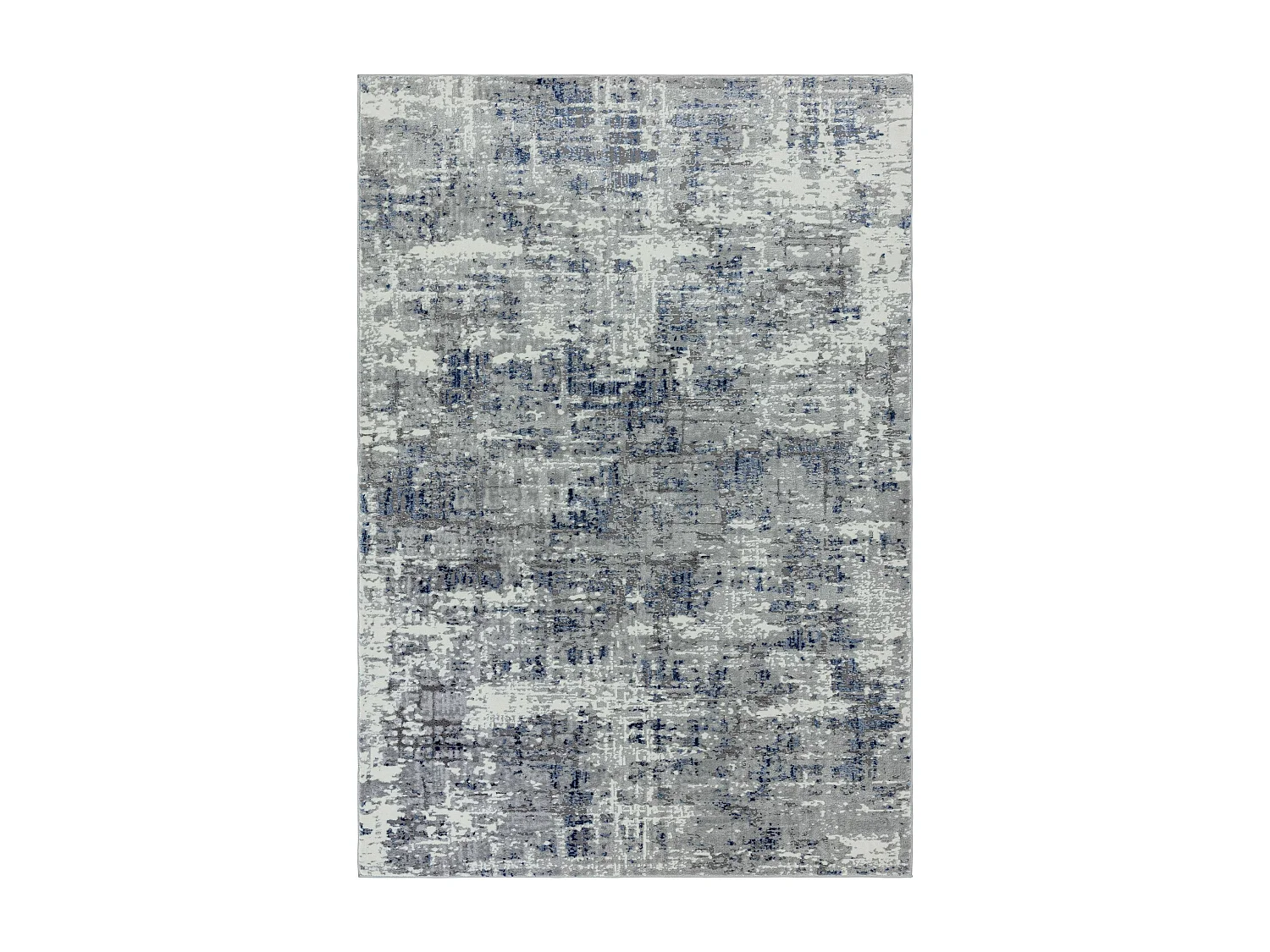 Tapis Abstrait - 200x290cm - blanc, bleu, gris - Orion Abstract Blue