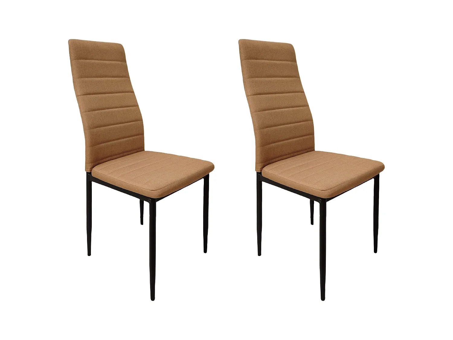 Pack de 2 Sillas Marrónes Salón Comedor, Sillas Avat Estilo Moderno en Marrón 43x93x43 cm