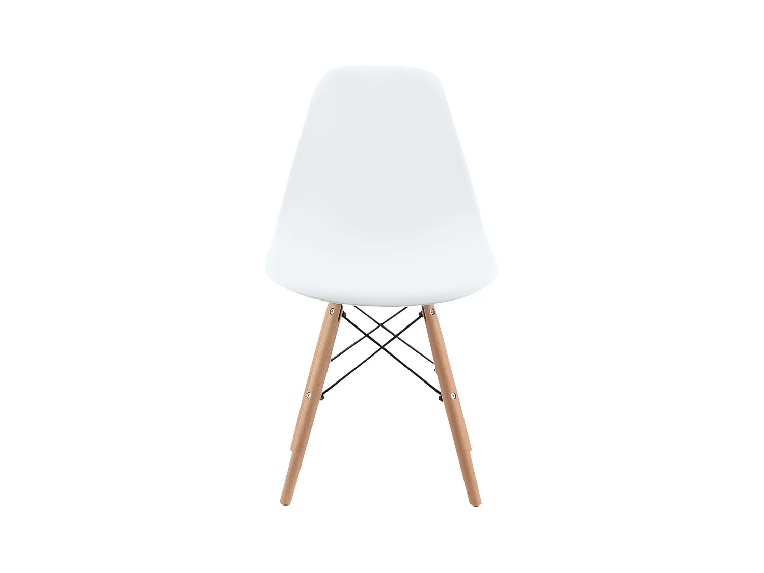 Pack 4 Sillas Comedor nórdicas Vintage Blanco Patas Haya 83x51x47 cm