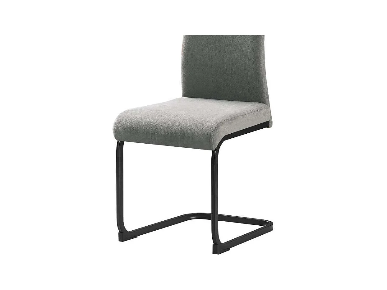 Pack 2 Sillas Tacoma Estilo Contemporáneo Gris 43x100x45 cm.