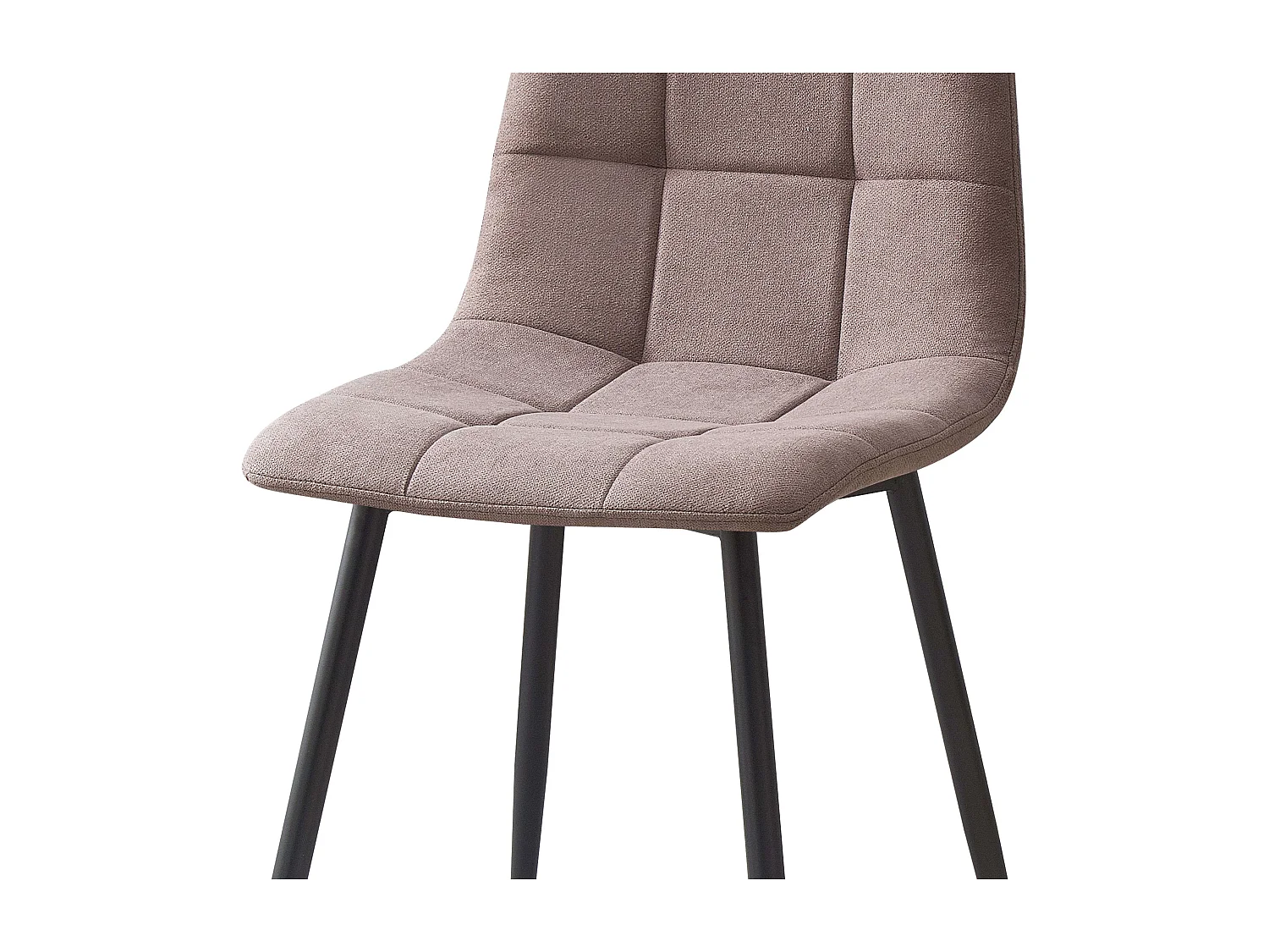 Pack 2 Sillas Comedor Portland Gris 43x88x48 cm Estilo Contemporáneo