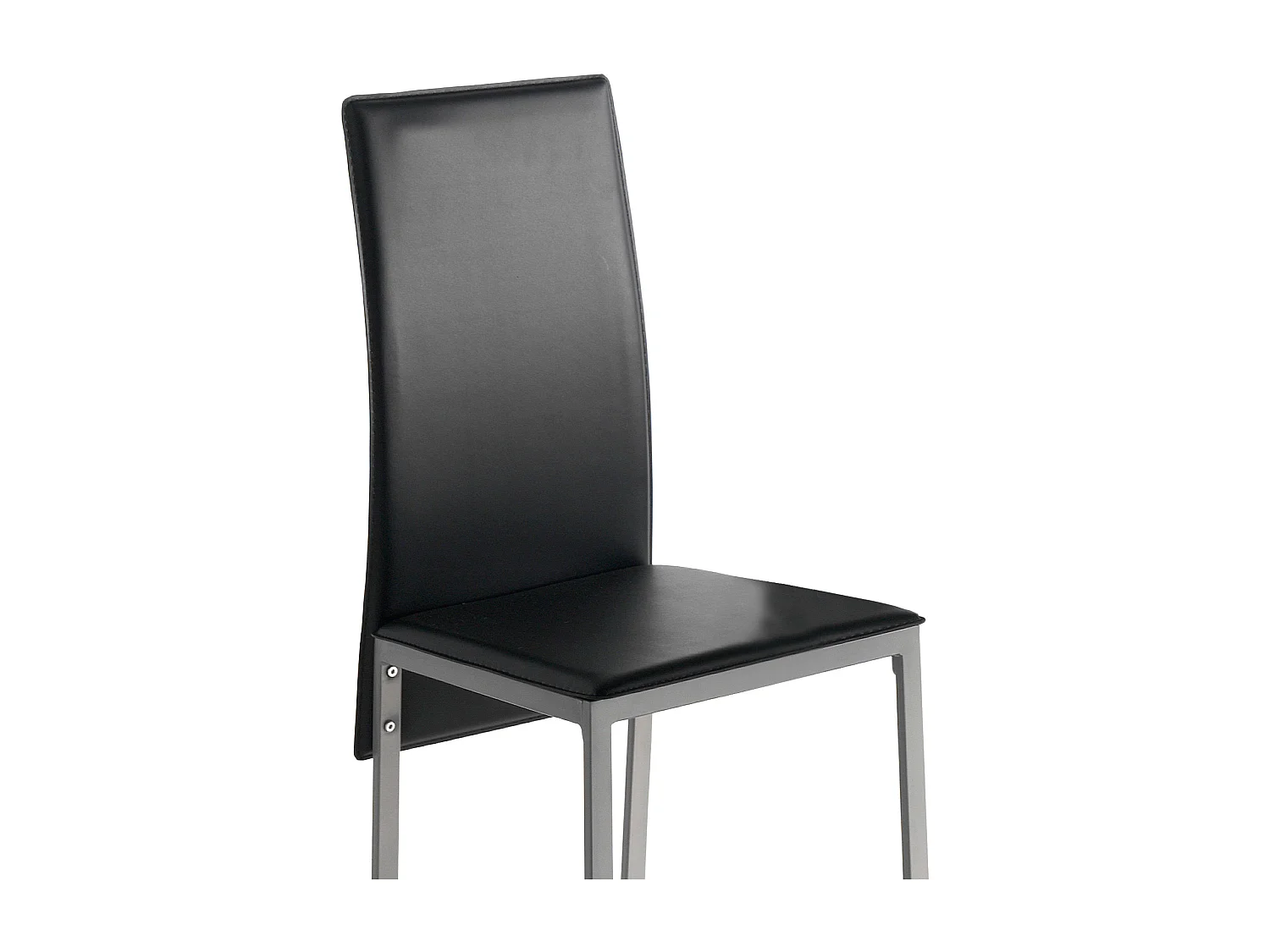 Pack 2 Sillas Comedor Saona Contemporáneo Negro 97x51x42