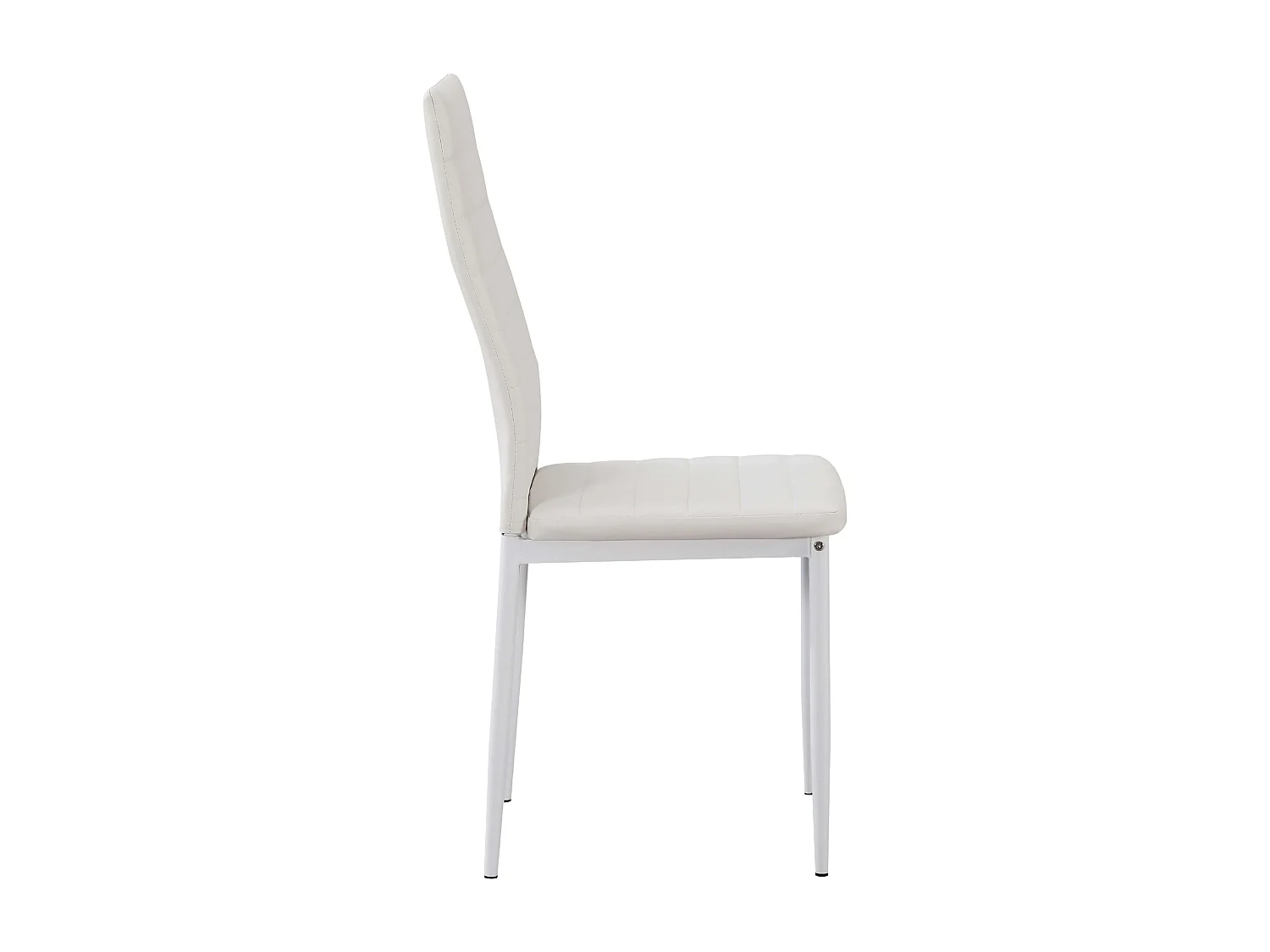 Pack de 4 Sillas blancas para Salón Comedor, Sillas Avat Estilo Moderno 42x96x52 cm