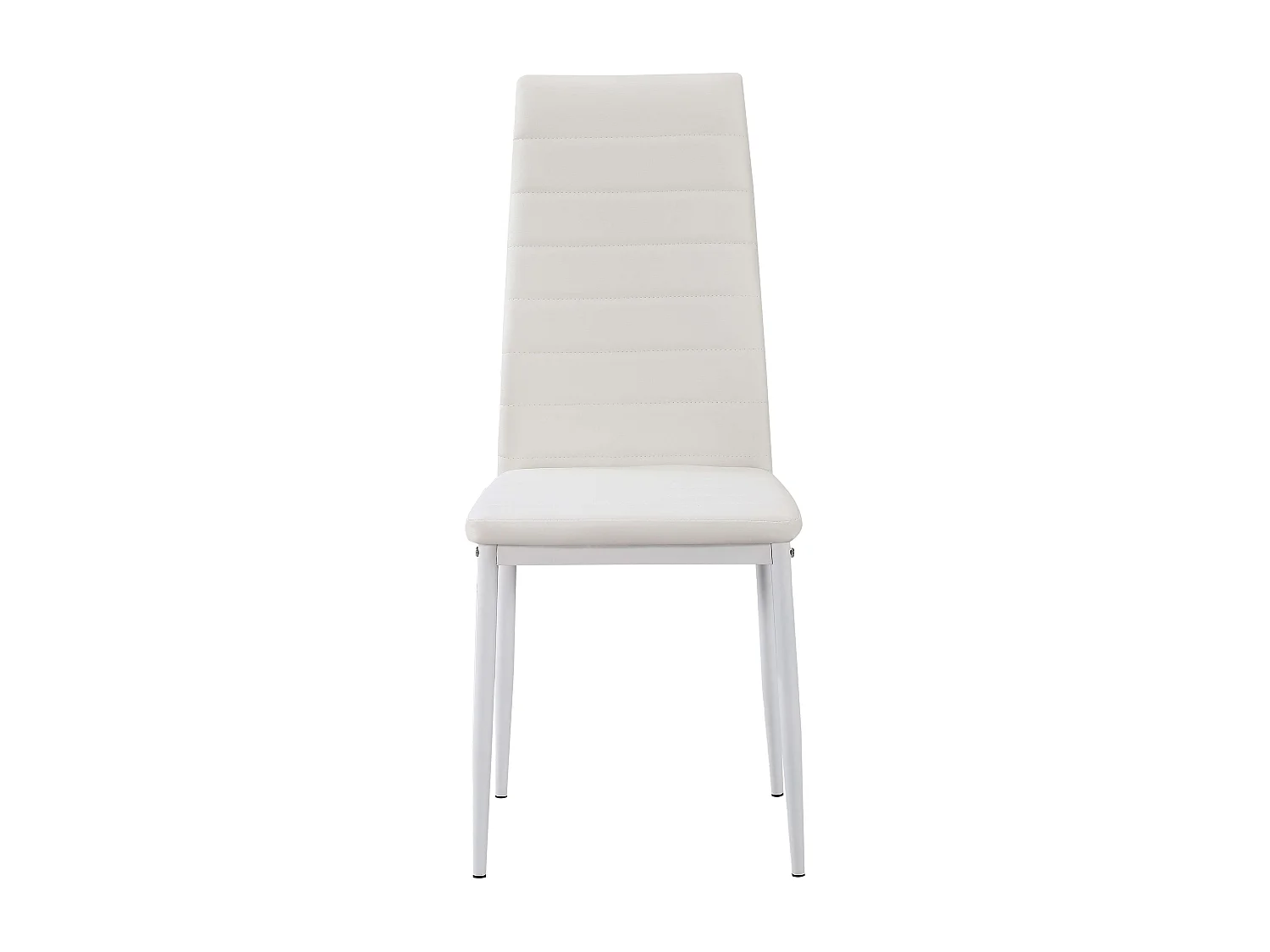 Pack de 2 Sillas blancas para Salón Comedor, Sillas Avat Estilo Moderno 42x96x52 cm