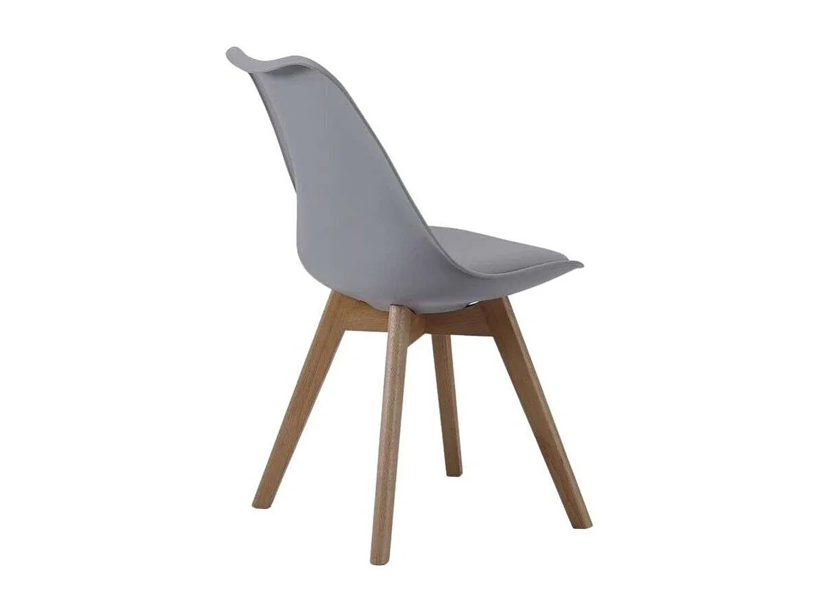 Pack Mesa 4 Sillas Nórdico Gris Cemento Estilo Moderno