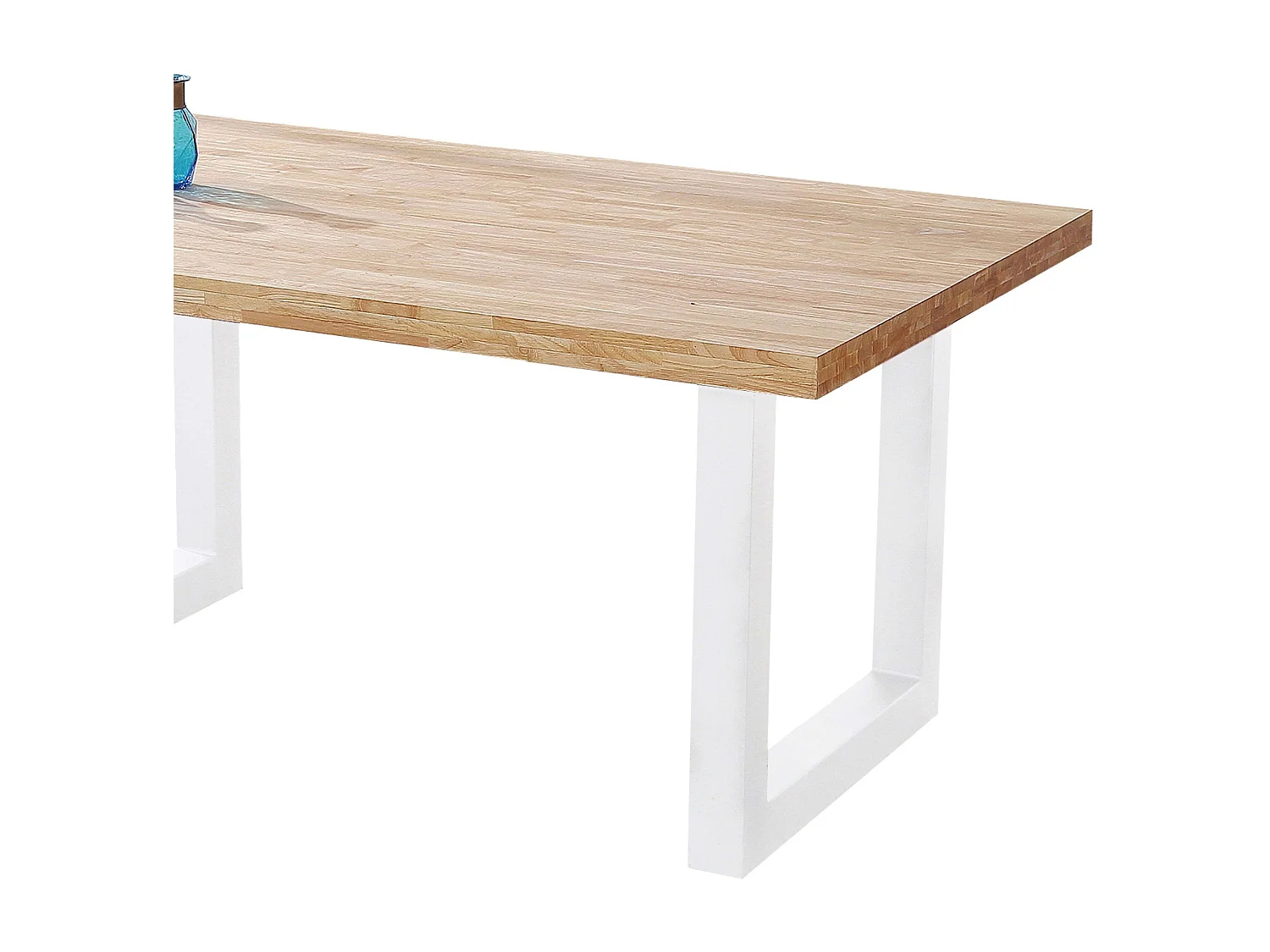 Pack comedor Loft roble nordish/blanco (mesa fija + 4 sillas Bistro gris)