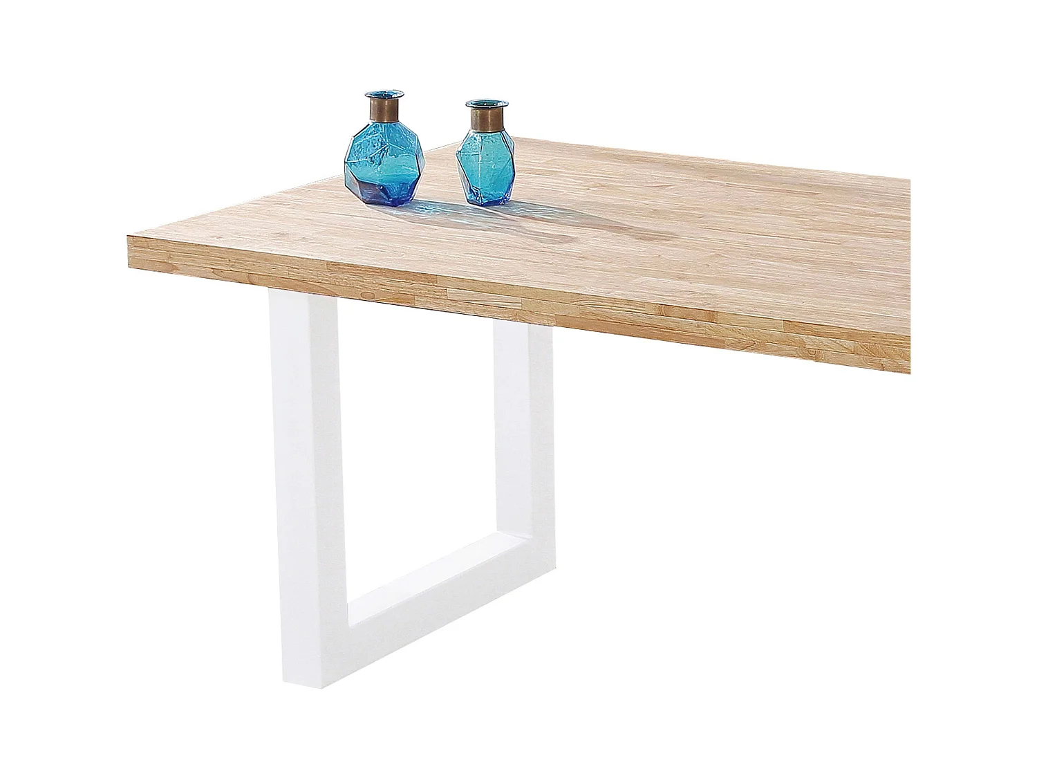 Pack mesa comedor + 4 sillas Loft roble nordish/blanco (madera y metal)