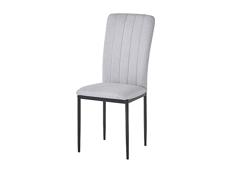 Pack 2 Sillas Salón Comedor Trenton Contemporáneo Gris Ceniza
