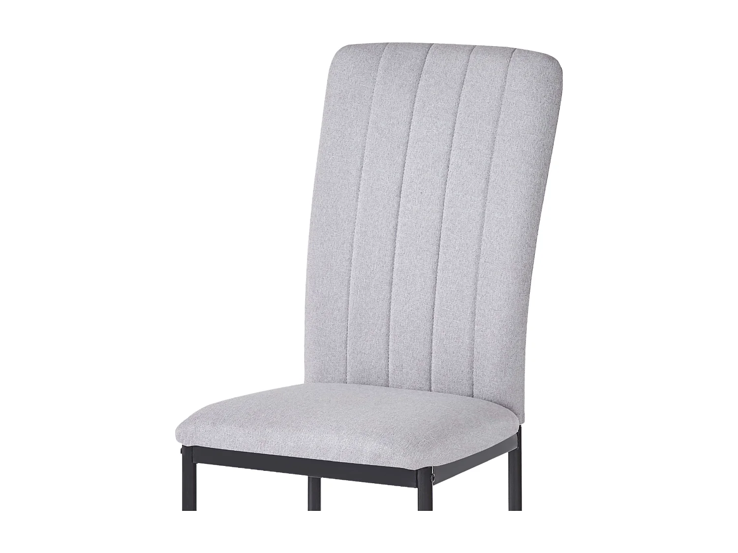 Pack 2 Sillas Salón Comedor Trenton Contemporáneo Gris Ceniza