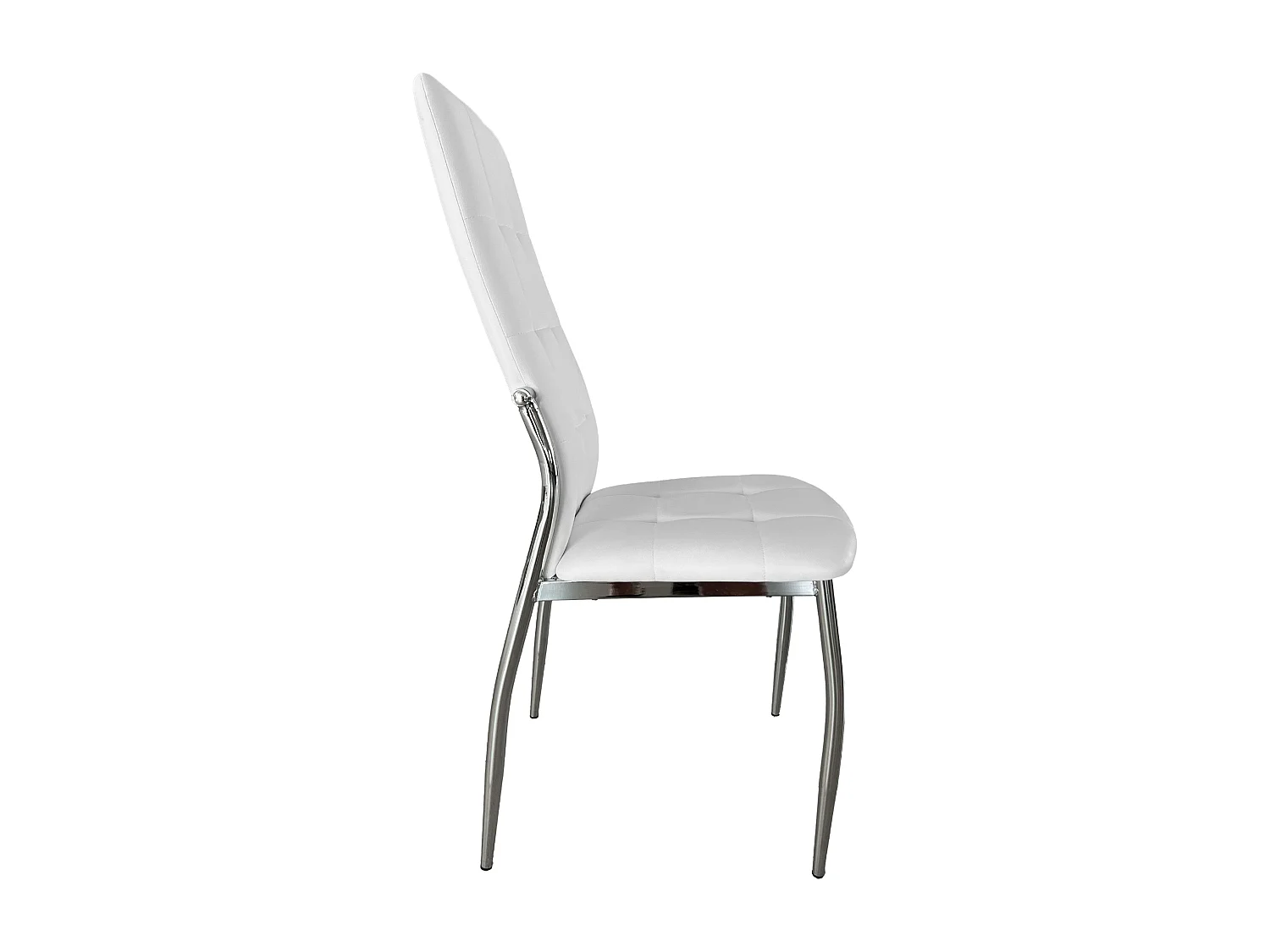 Pack 2 Sillas Comedor Laci Moderno Polipiel Cromadas 101x51x45 cm