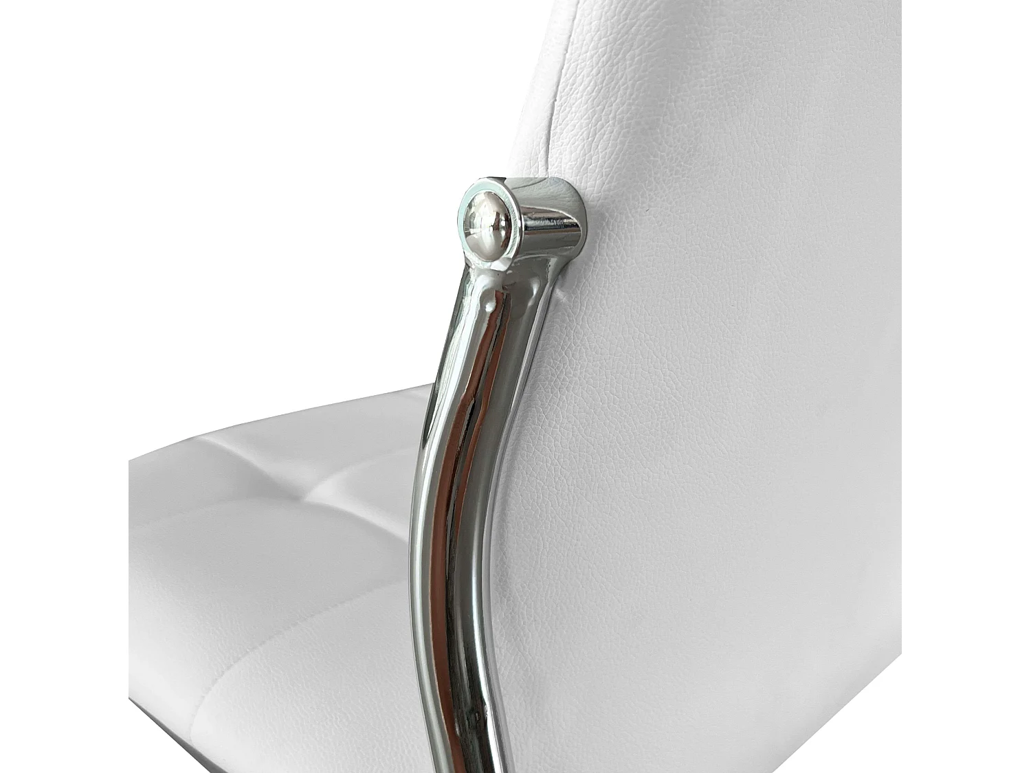 Pack 2 Sillas Comedor Laci Moderno Polipiel Cromadas 101x51x45 cm