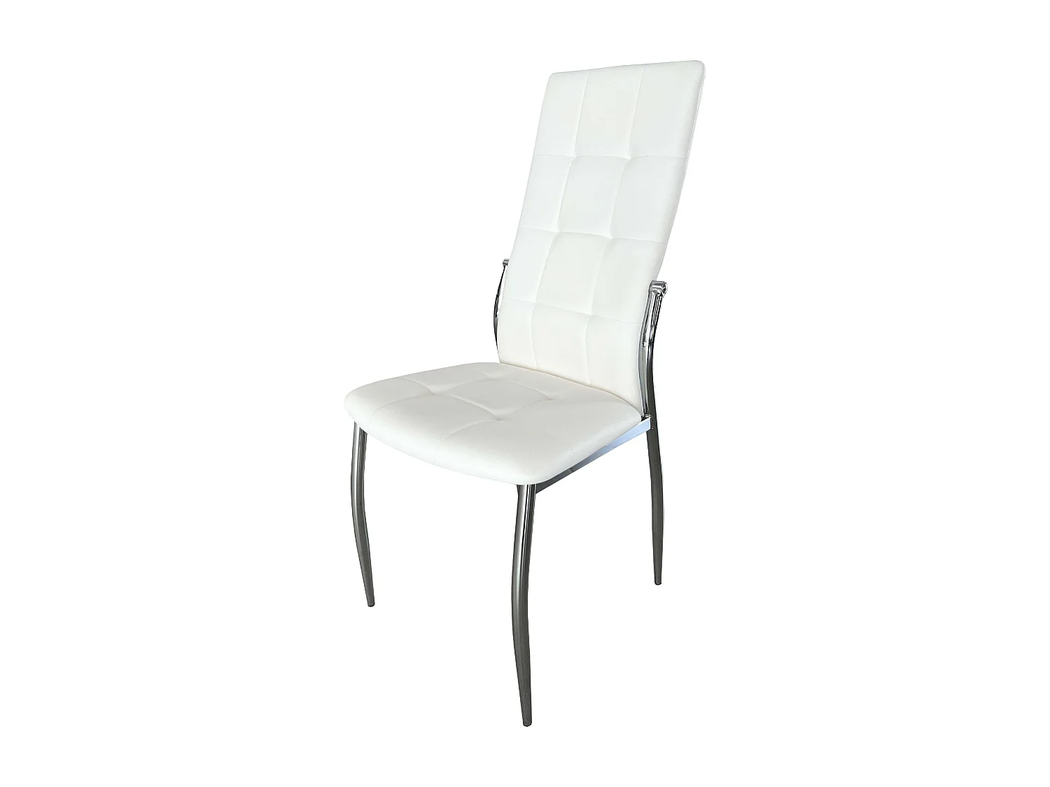 Pack 2 Sillas Comedor Laci Moderno Polipiel Cromadas 101x51x45 cm