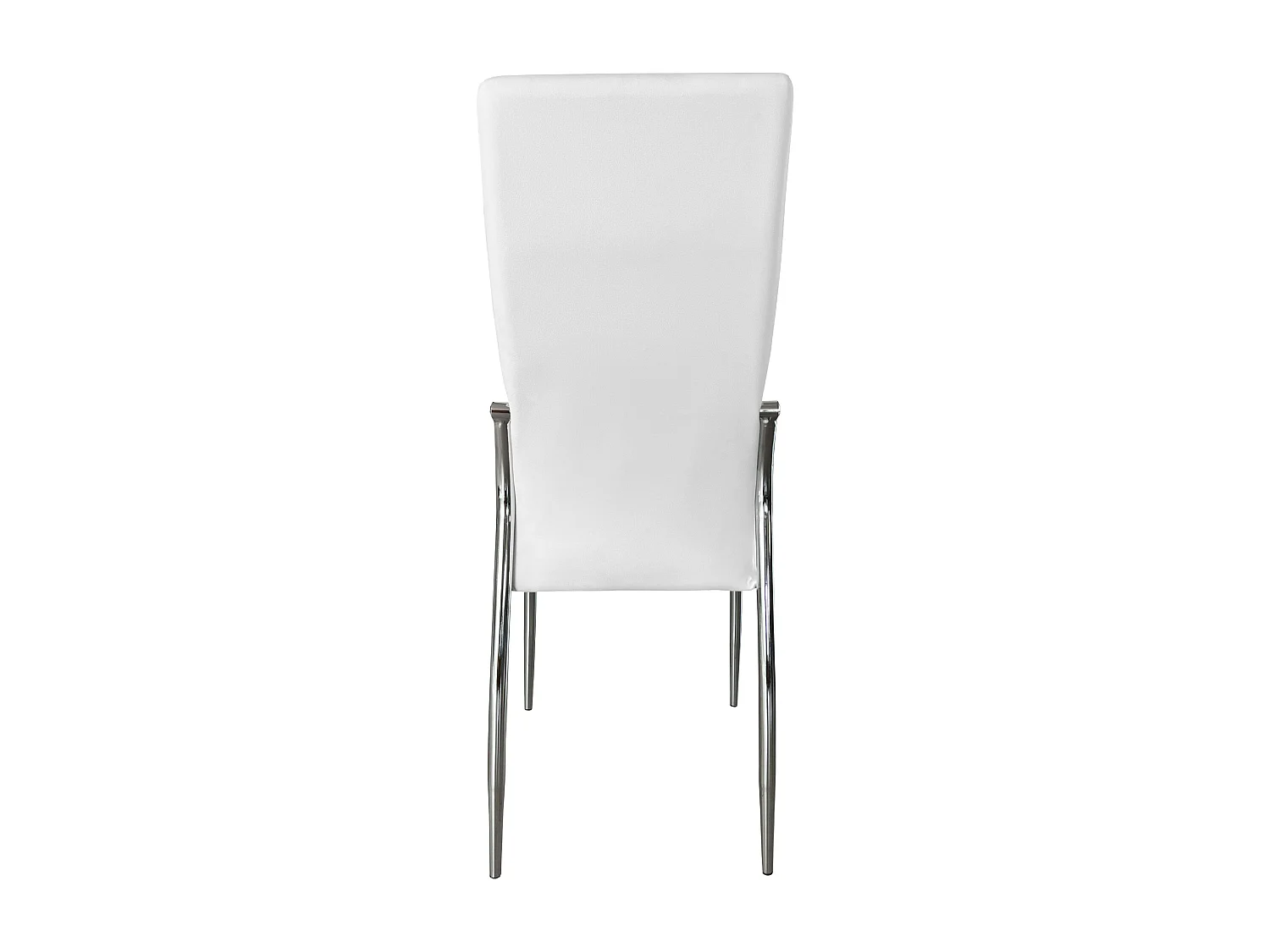 Pack 2 Sillas Comedor Laci Moderno Polipiel Cromadas 101x51x45 cm