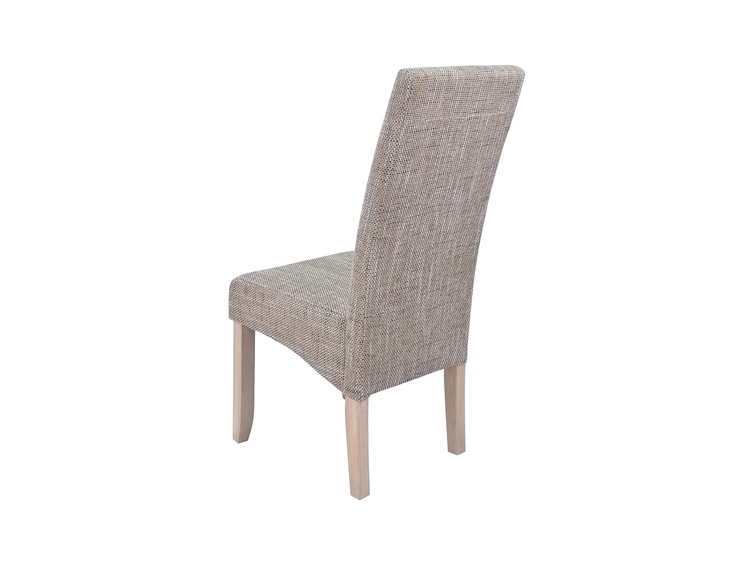 Pack 4 Sillas Salón Comedor Contemporáneo Arena Tapizadas 108x47x62 cm