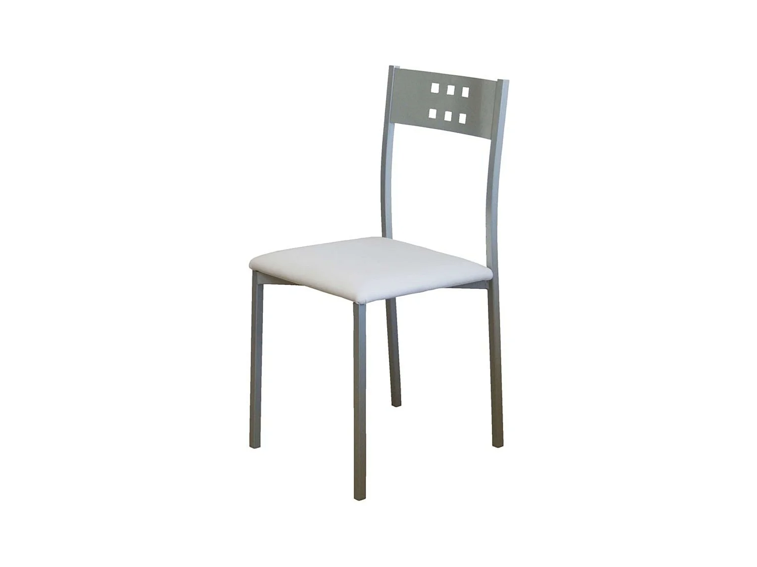 Pack 4 Sillas Costa Metal Polipiel Comedor Moderno 86x47x41 cm