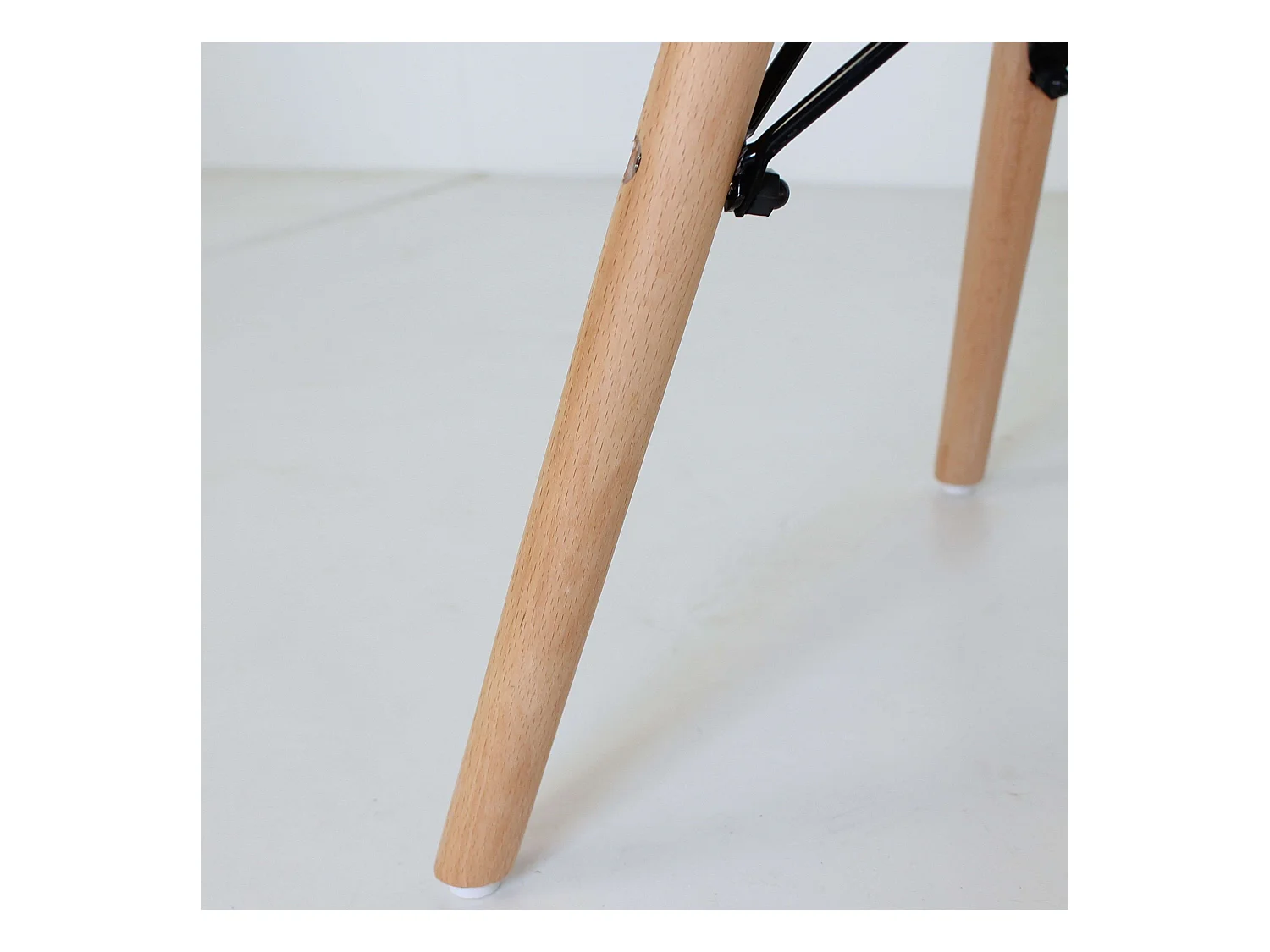 Pack 4 Sillas Comedor Vintage Industrial Negro Roble 51x83x47 cm