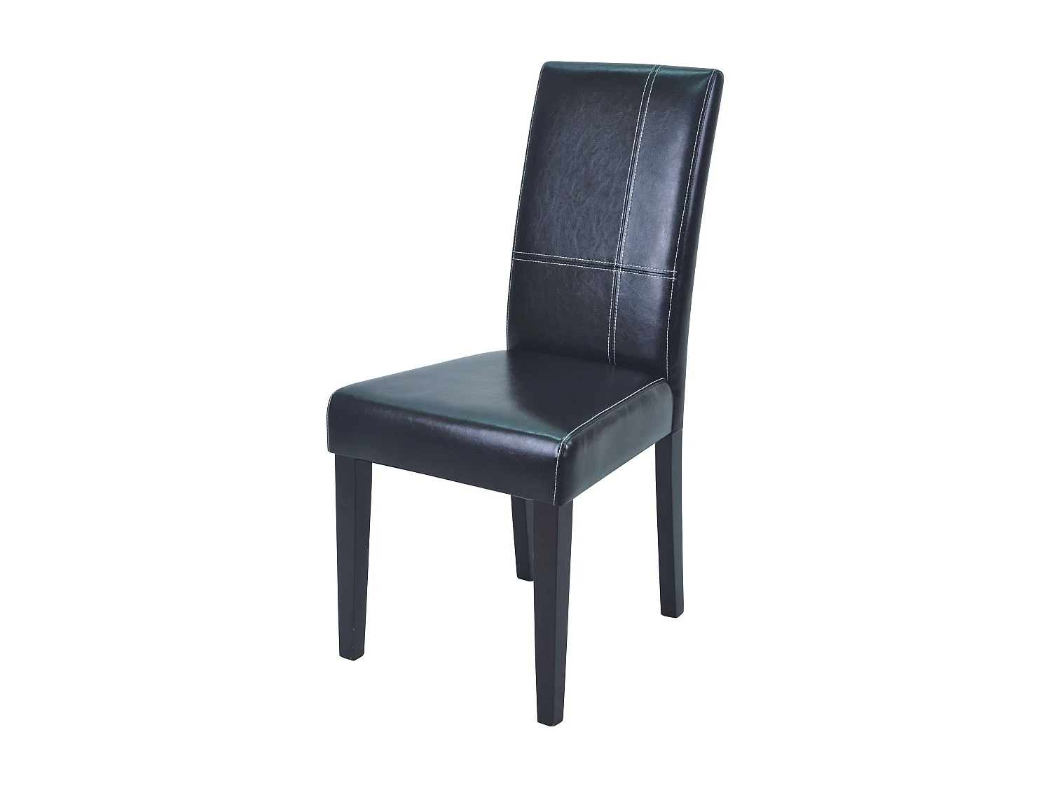 Pack 4 Sillas Comedor Guevara Negro Mate Castaño