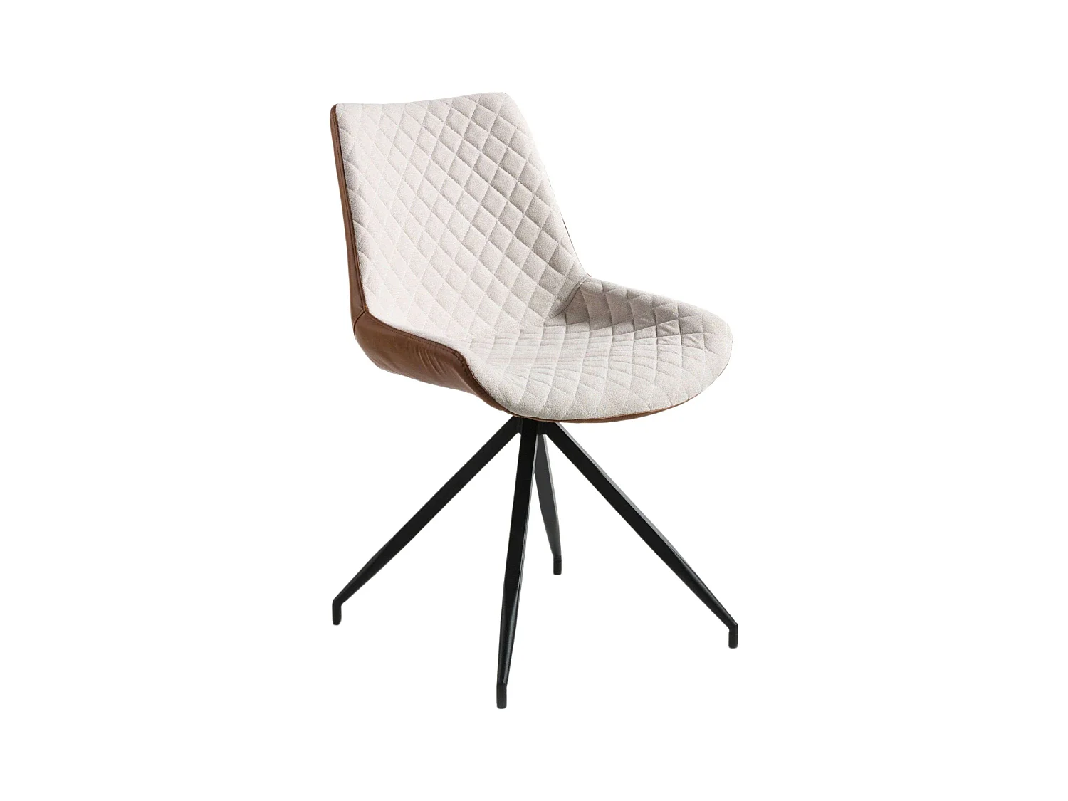 Pack 2 Sillas Comedor Fraga Beige y Marrón Moderno para Salones
