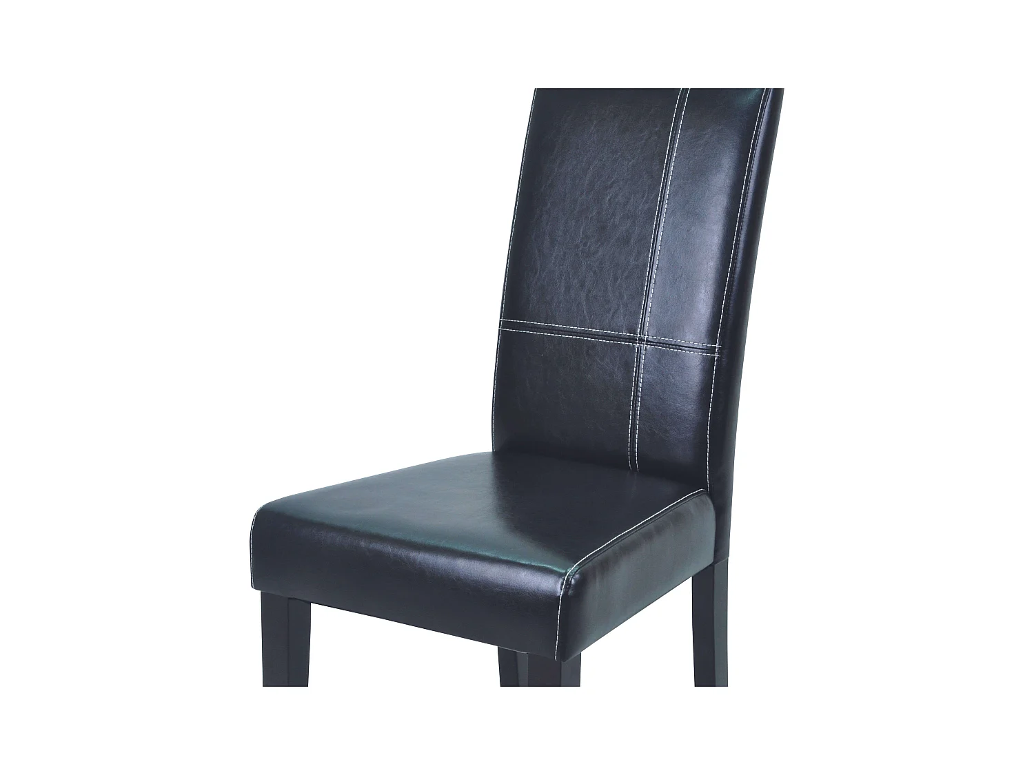 Pack 2 Sillas Comedor Guevara Negro Mate y Castaño