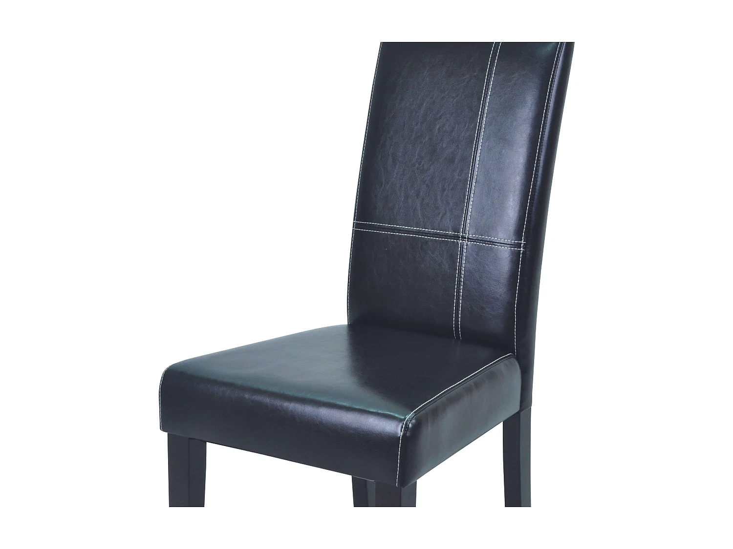 Pack 2 Sillas Comedor Guevara Negro Mate y Castaño