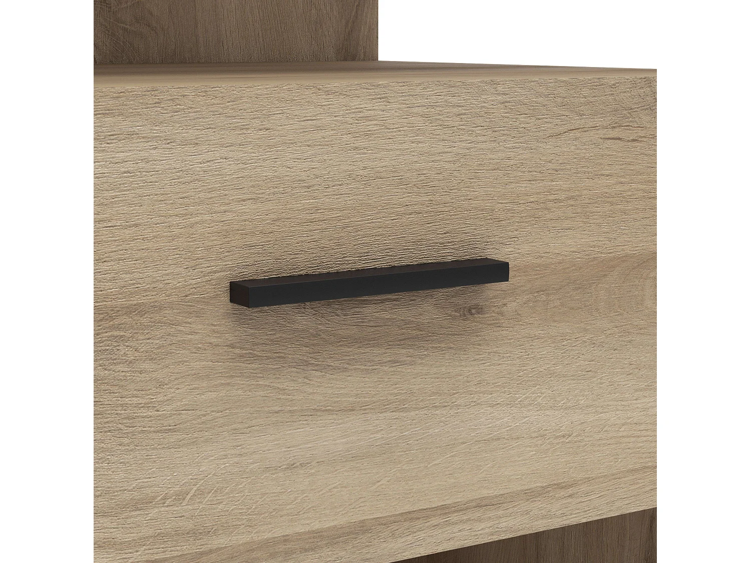 Vestidor Urano Roble Kronberg y Negro 180x45x208 cm Dormitorio Ind.