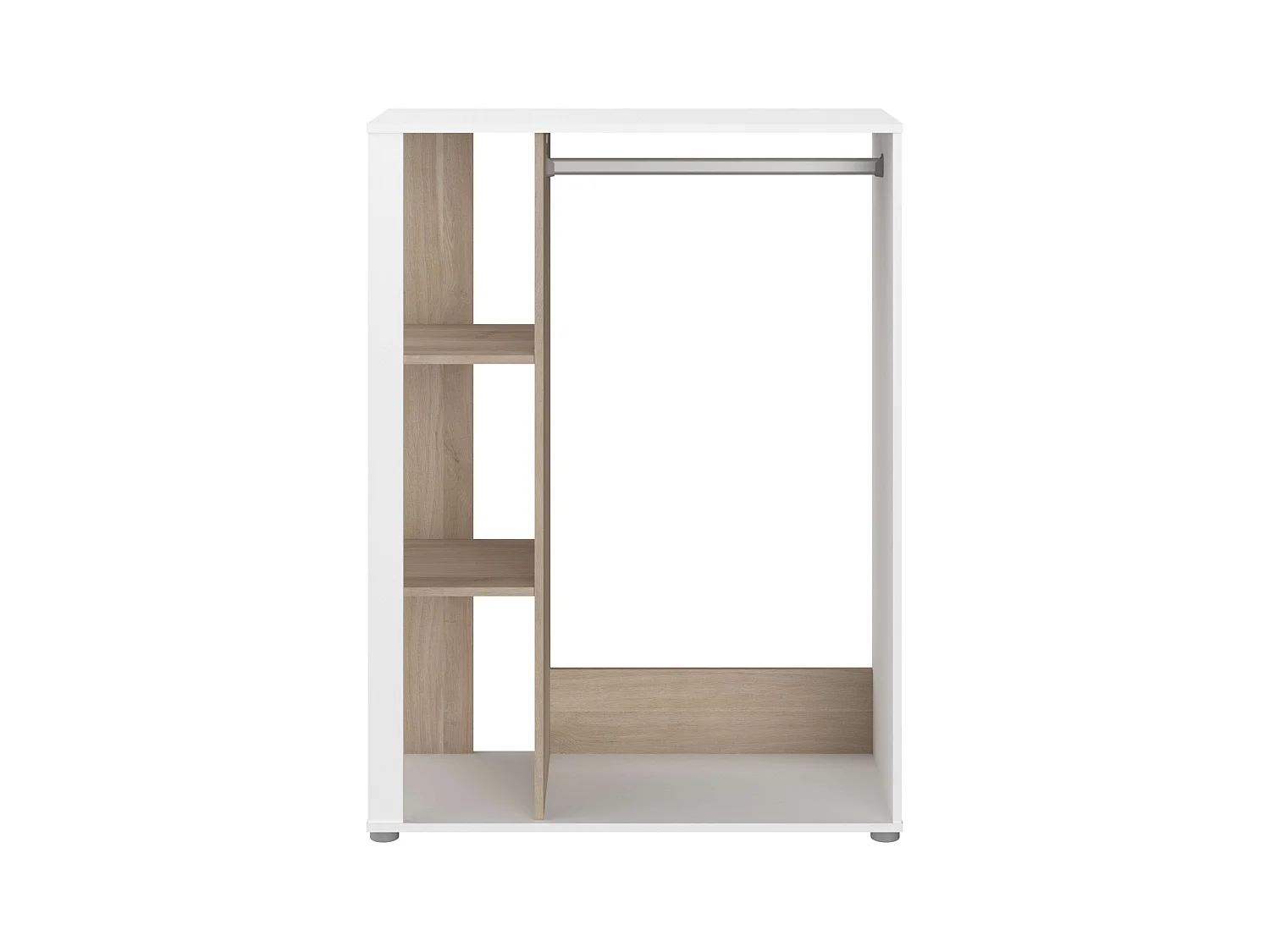 Dressing Boréal Chêne Japonais Blanc Mat 90x79 cm