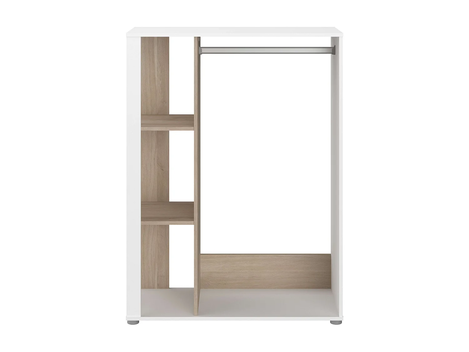 Dressing Boréal Chêne Japonais Blanc Mat 90x79 cm