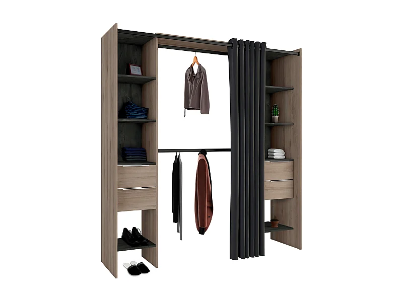 Vestidor Abierto Dana Kronberg & Sidewalk 203x115-190x50cm Habitación Moderna