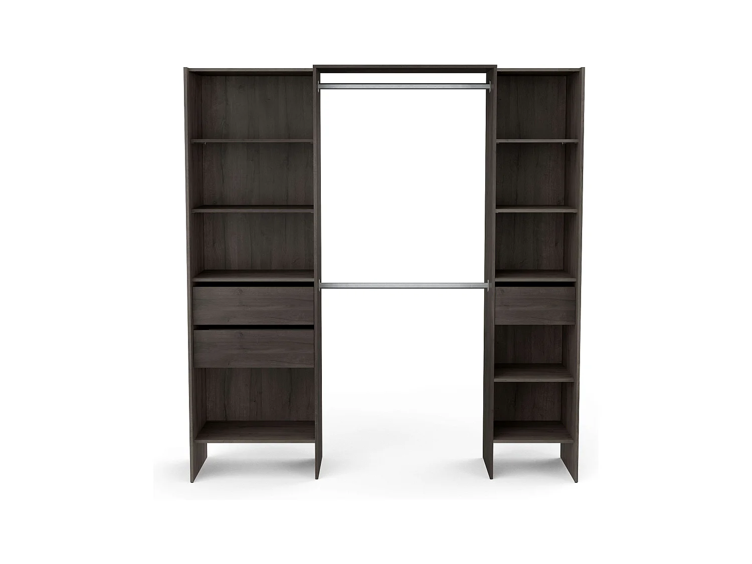 Miami Vestidor Extensible 155-192 cm Roble Waterford en Melamina