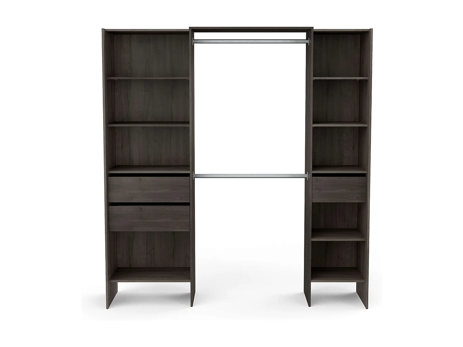 Miami Vestidor Extensible 155-192 cm Roble Waterford en Melamina
