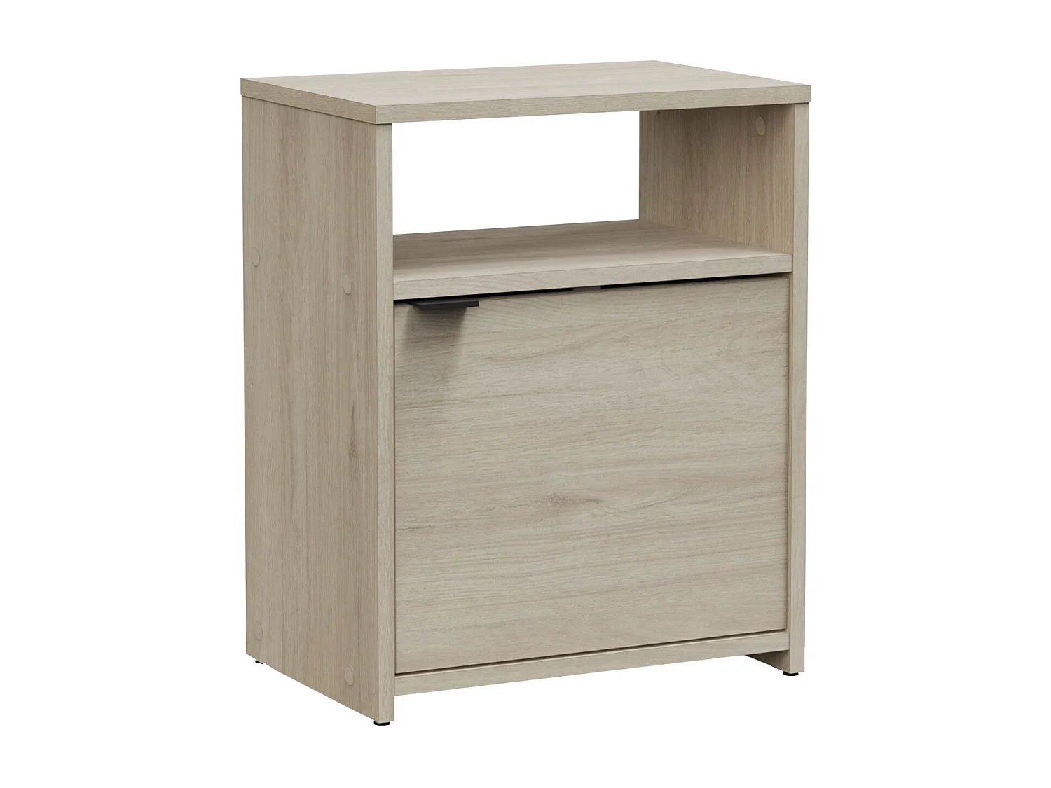Mesita noche Nano 1 puerta, 1 estante roble kronberg 40,9x51,1x27,9 cm